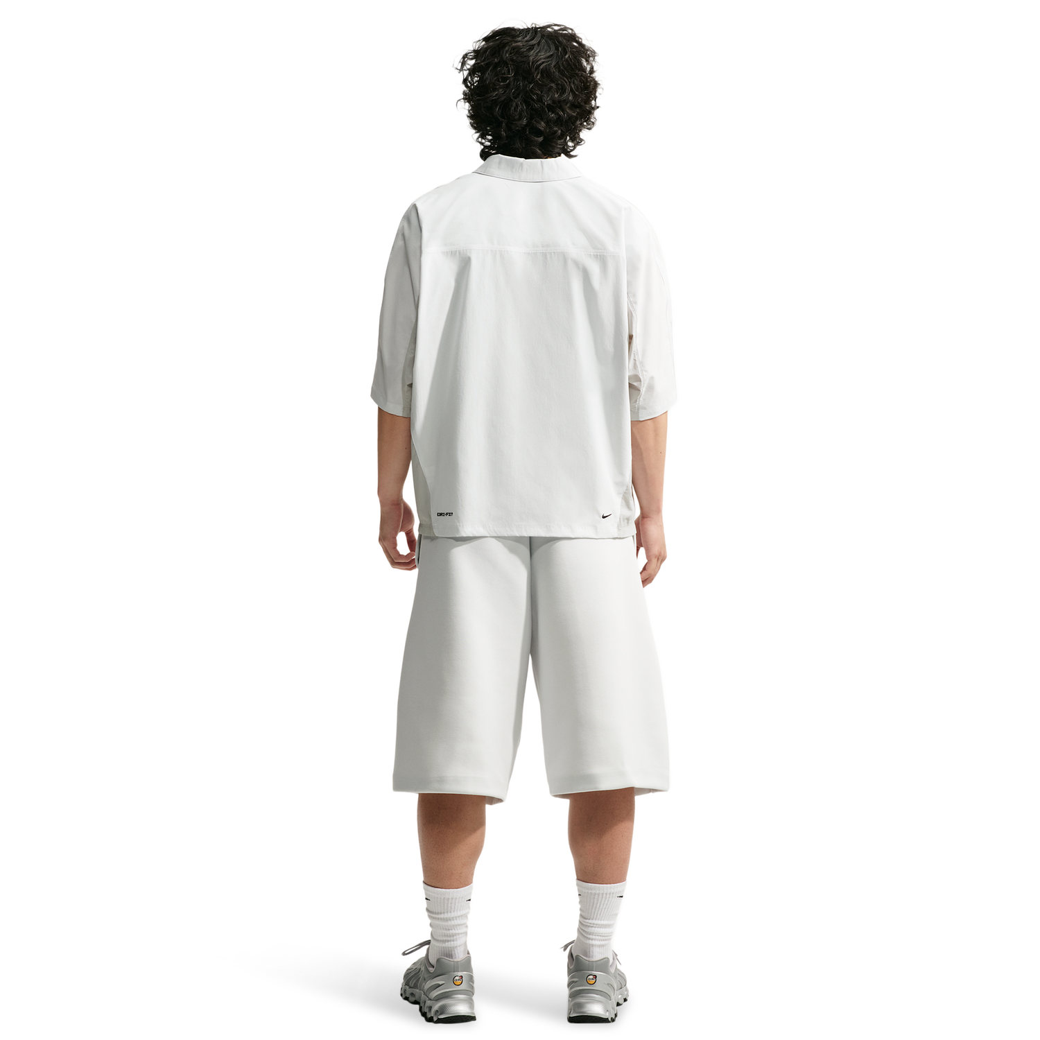 Nike Tech Fleece Shorts - Men's - Off White/Black