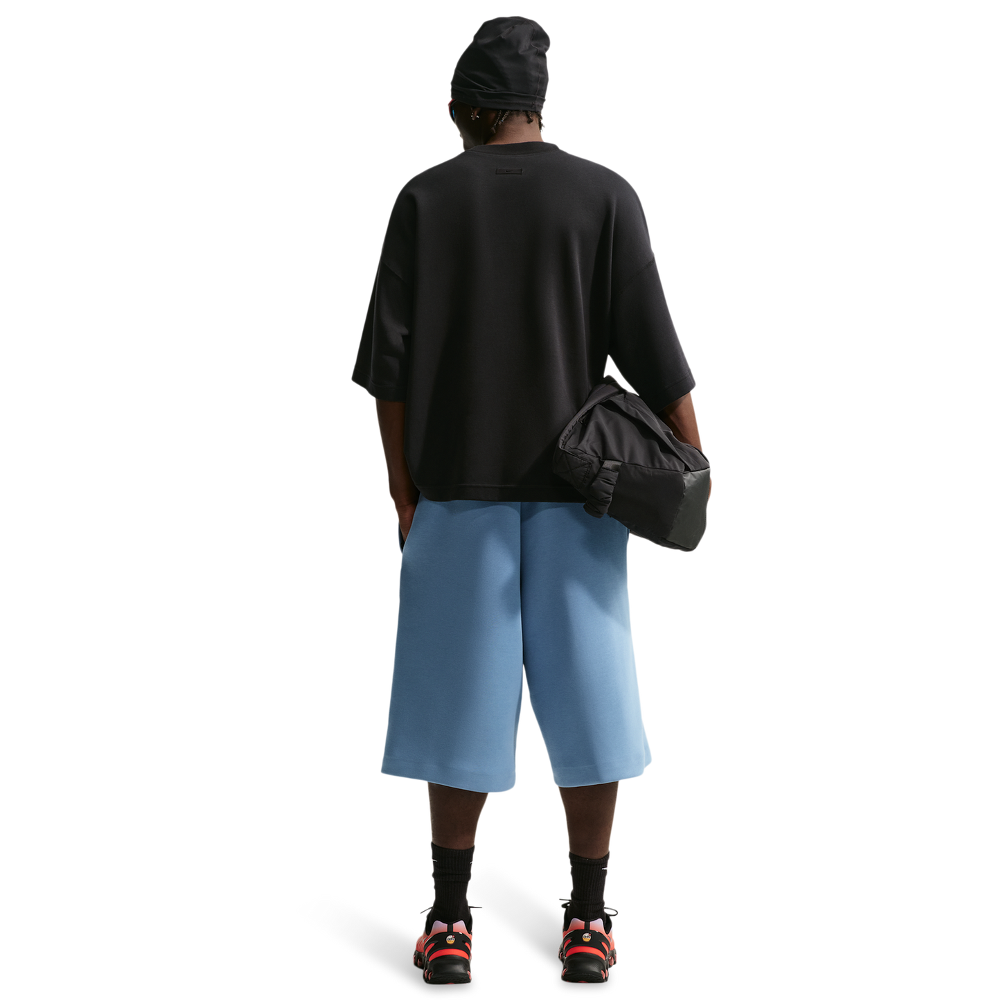 Nike Tech Fleece Shorts - Men's - Work Blue/Black
