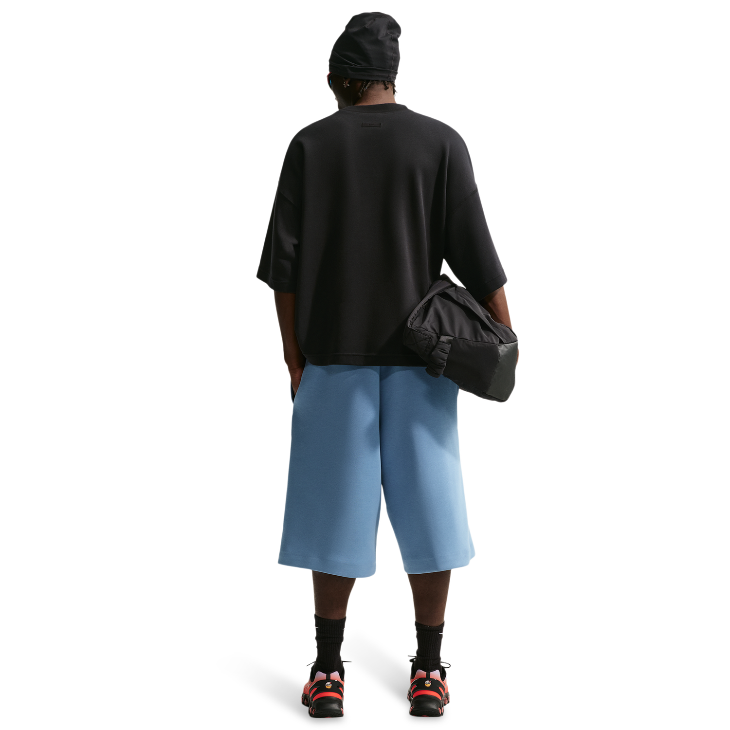 Nike Tech Fleece Shorts - Men's - Work Blue/Black