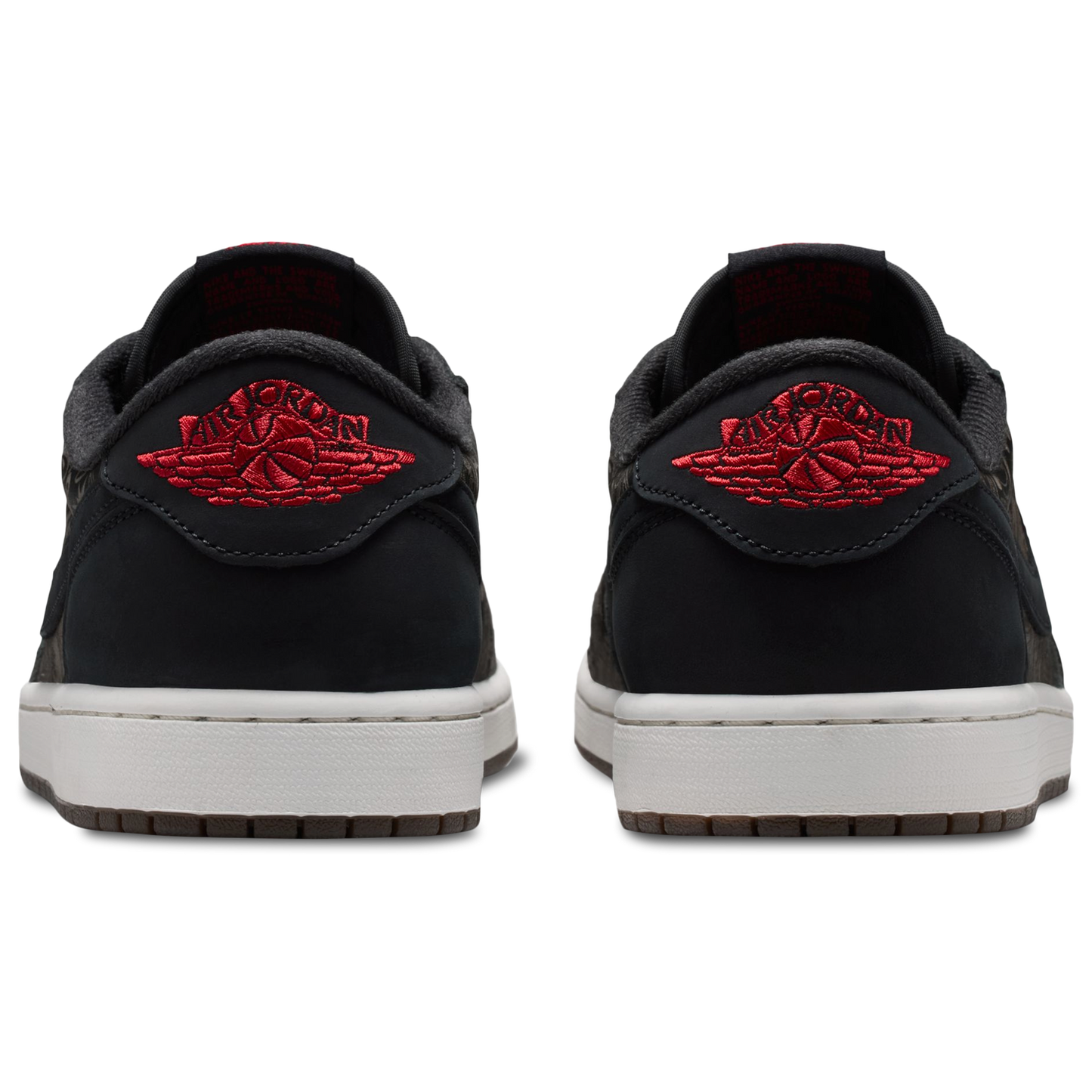 Jordan AJ 1 Retro Low OG LS - Men's - University Red/Black/Palomino