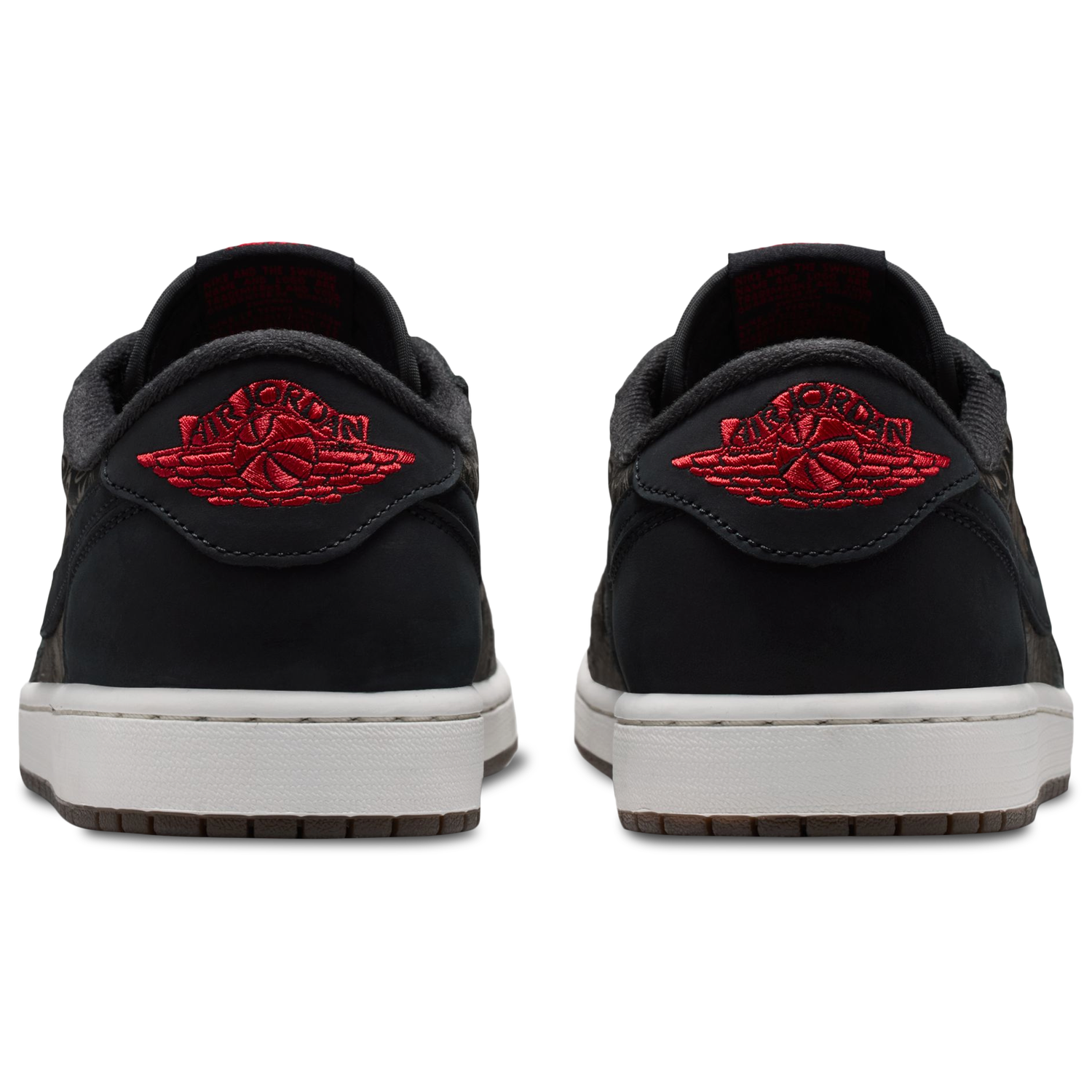 Jordan AJ 1 Retro Low OG LS - Men's - University Red/Black/Palomino