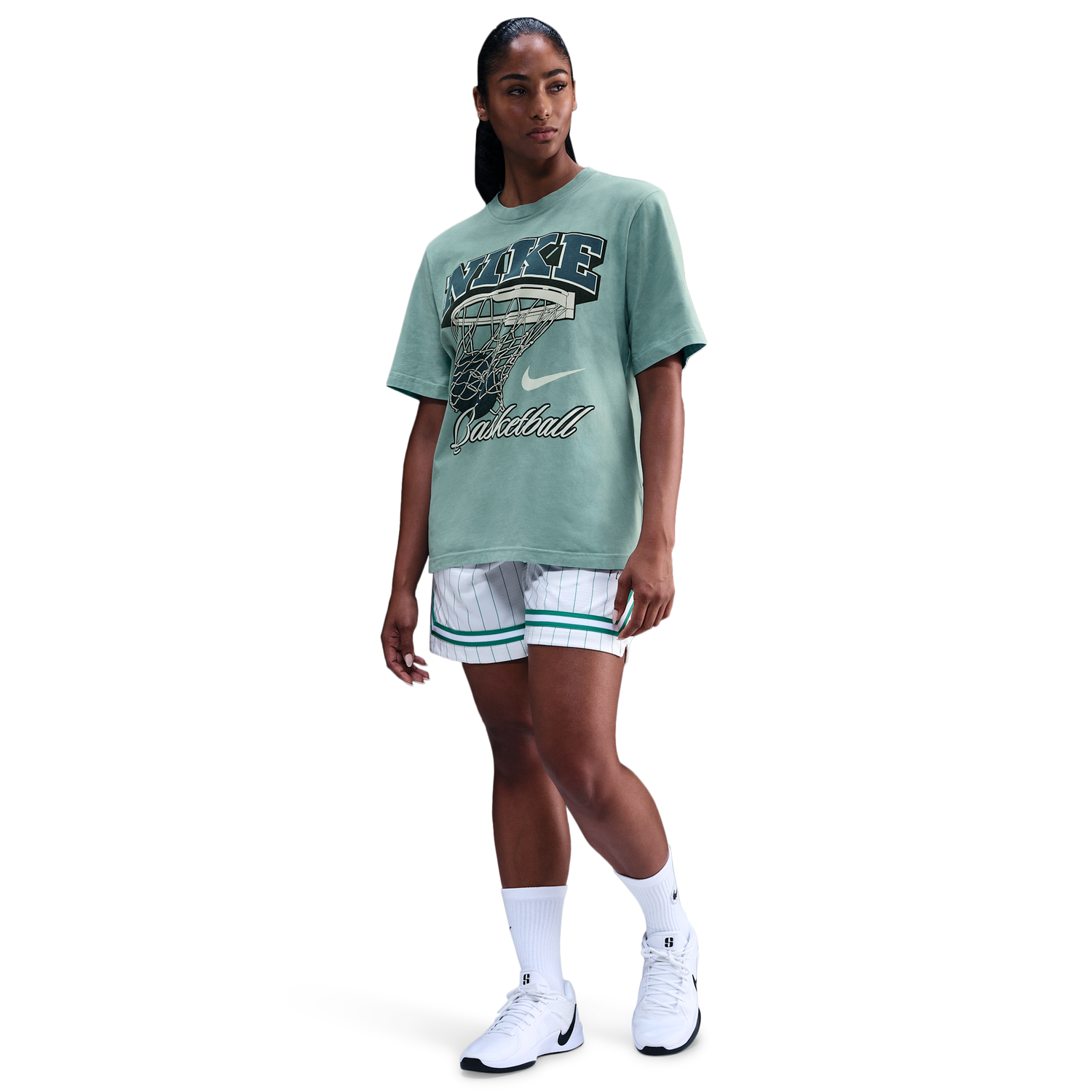Nike Dri-FIT Basketball Tee - Women's - Cannon