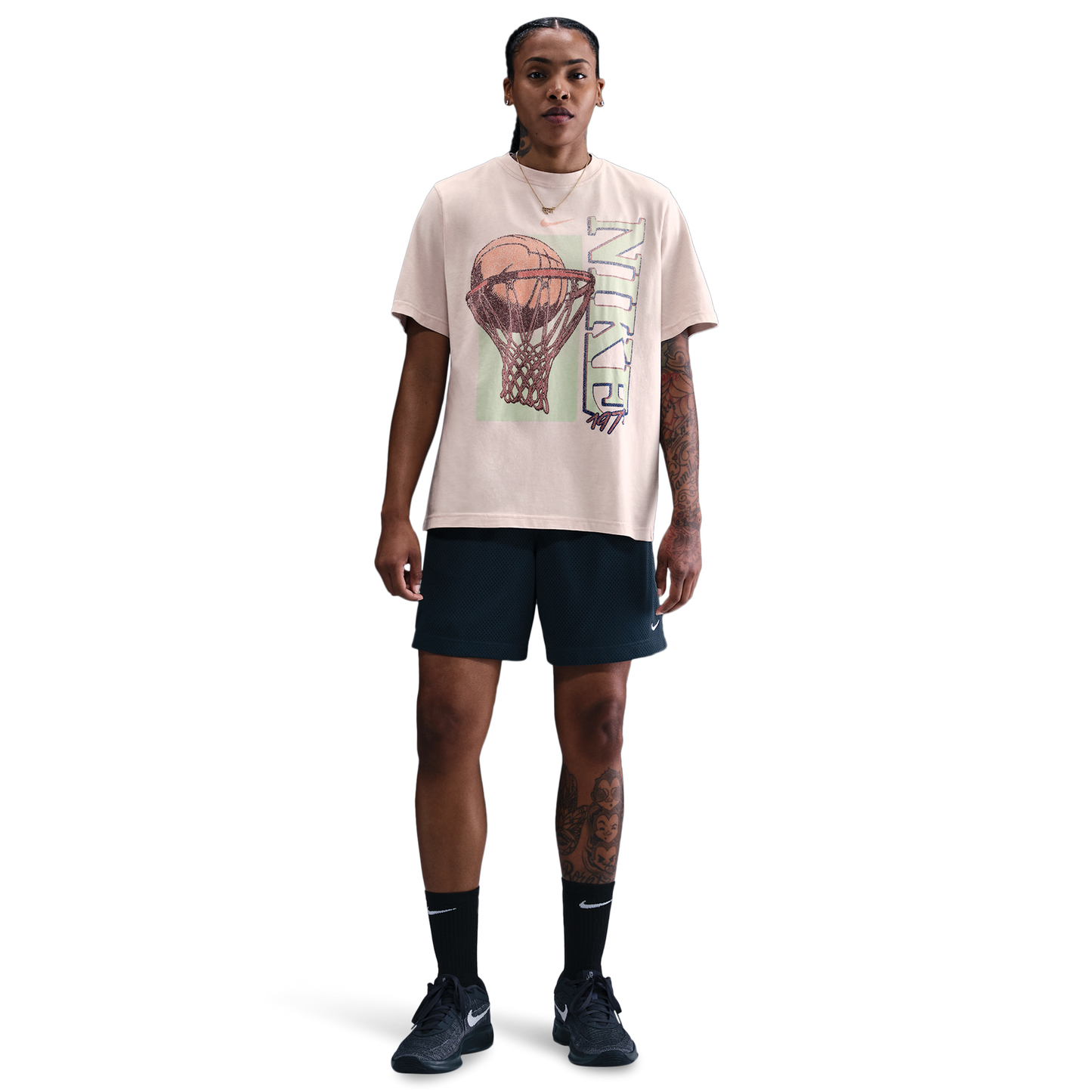 Nike Vintage Lockup BB Tee - Women's - Silt Red