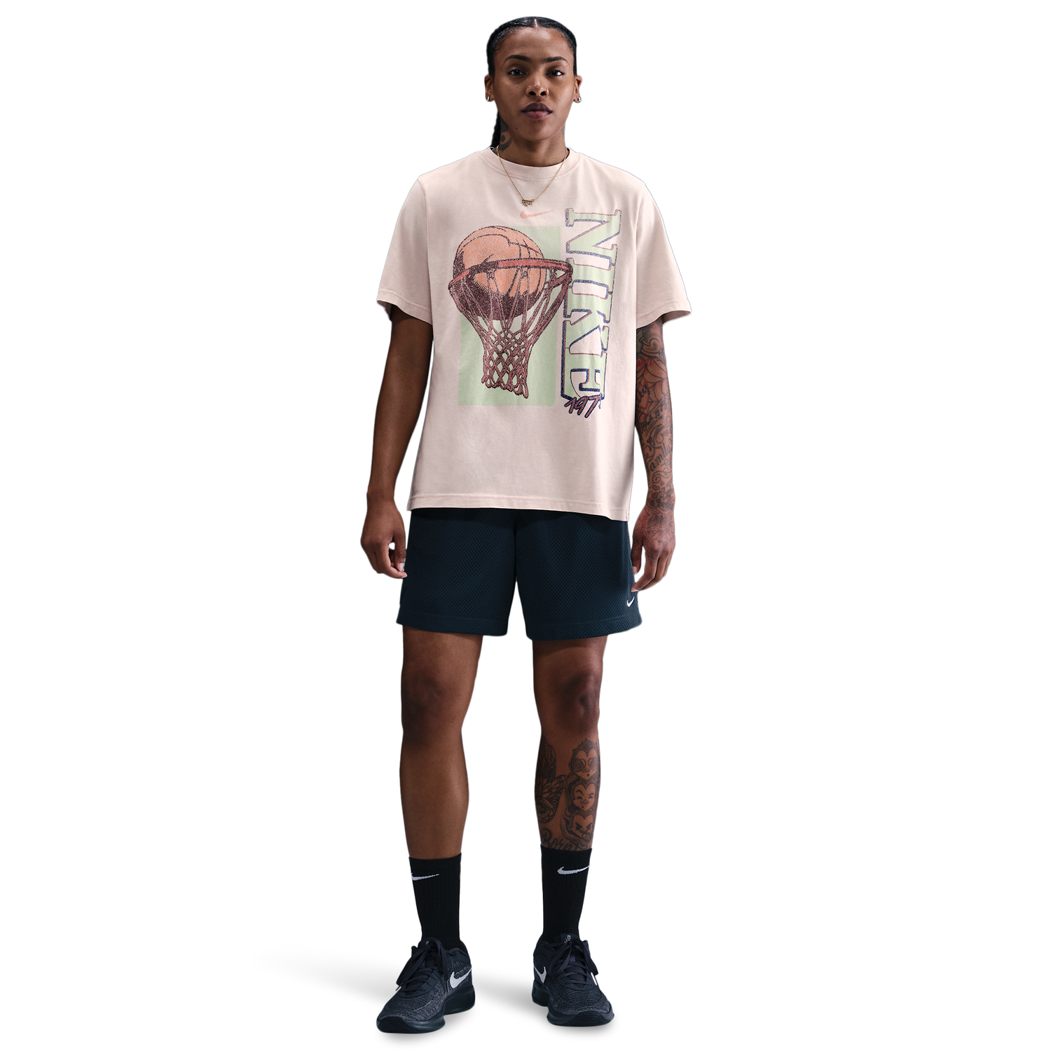 Nike Vintage Lockup BB Tee - Women's - Silt Red