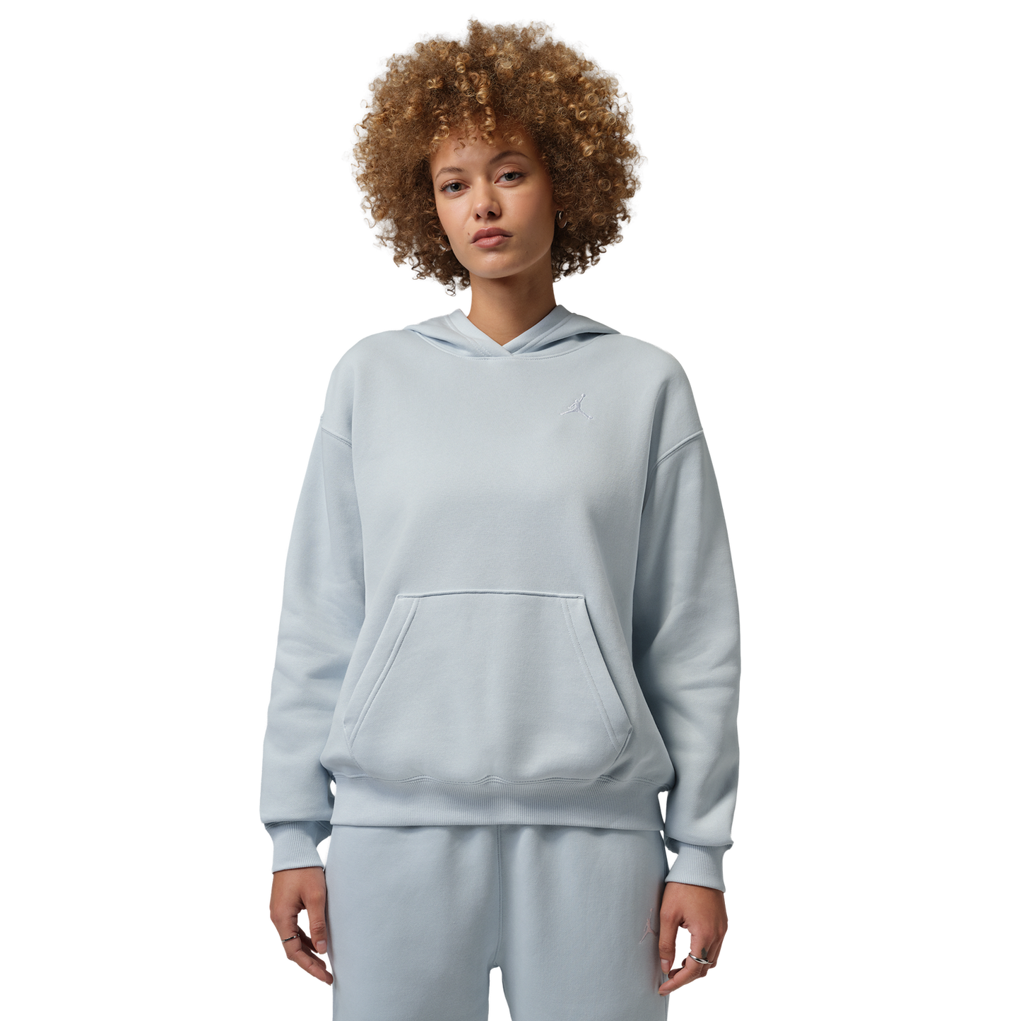 Jordan Brooklyn Fleece Pullover 24 - Women's - Aura/White
