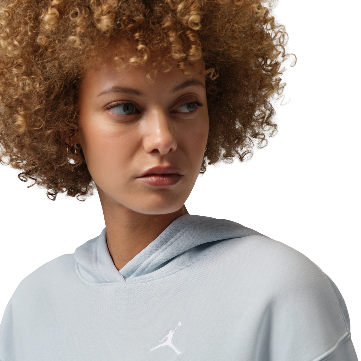 Jordan Brooklyn Fleece Pullover 24 - Women's - Aura/White