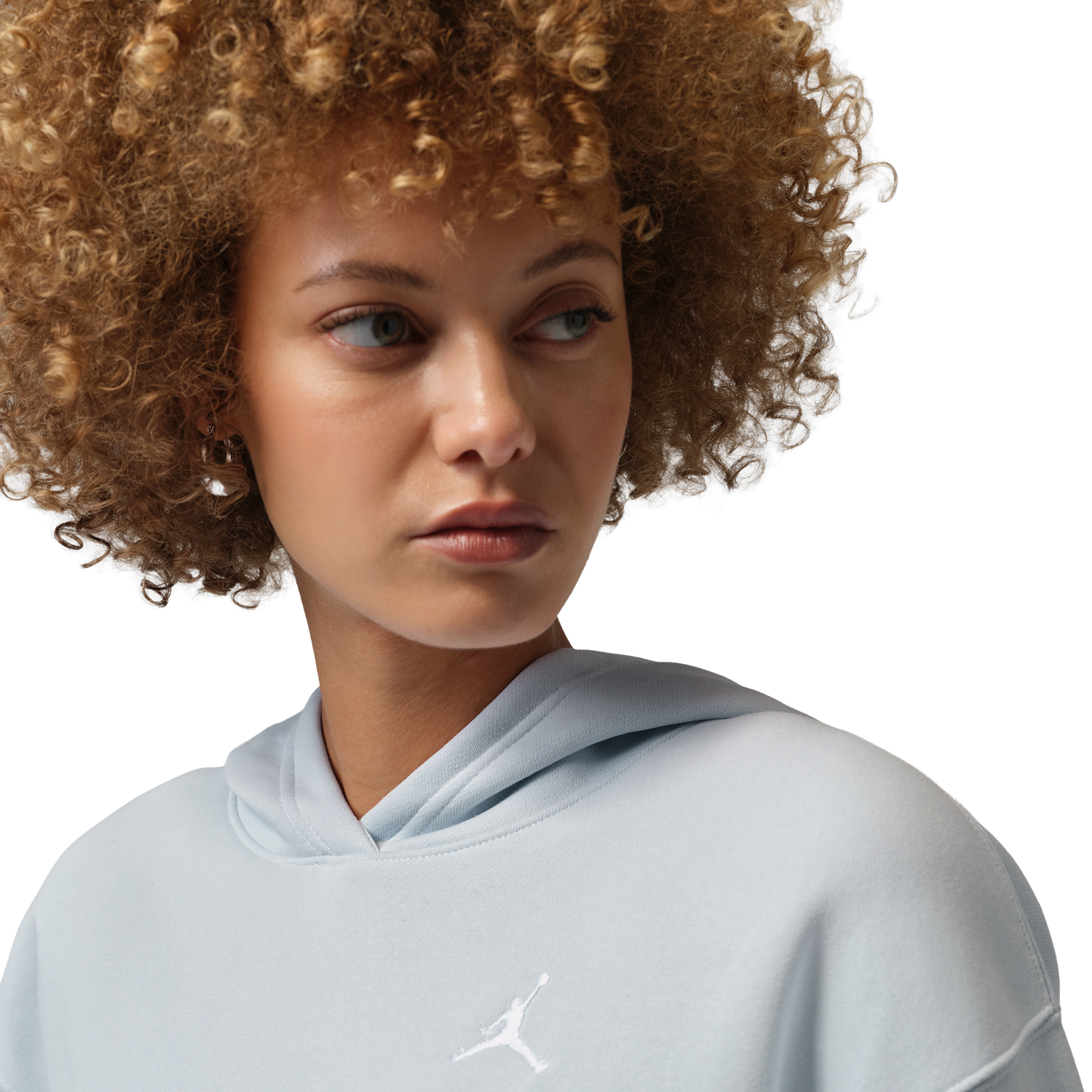Jordan Brooklyn Fleece Pullover 24 - Women's - Aura/White
