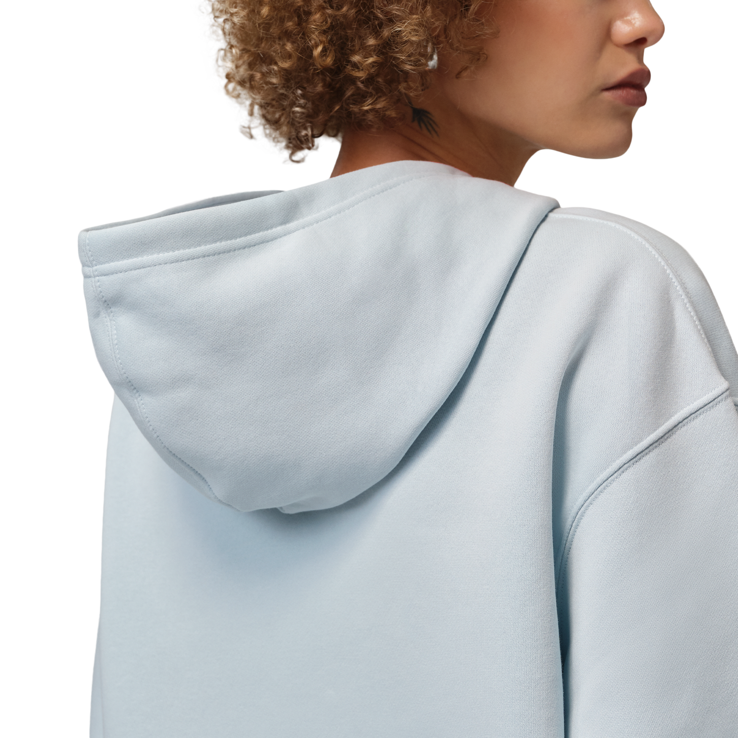 Jordan Brooklyn Fleece Pullover 24 - Women's - Aura/White