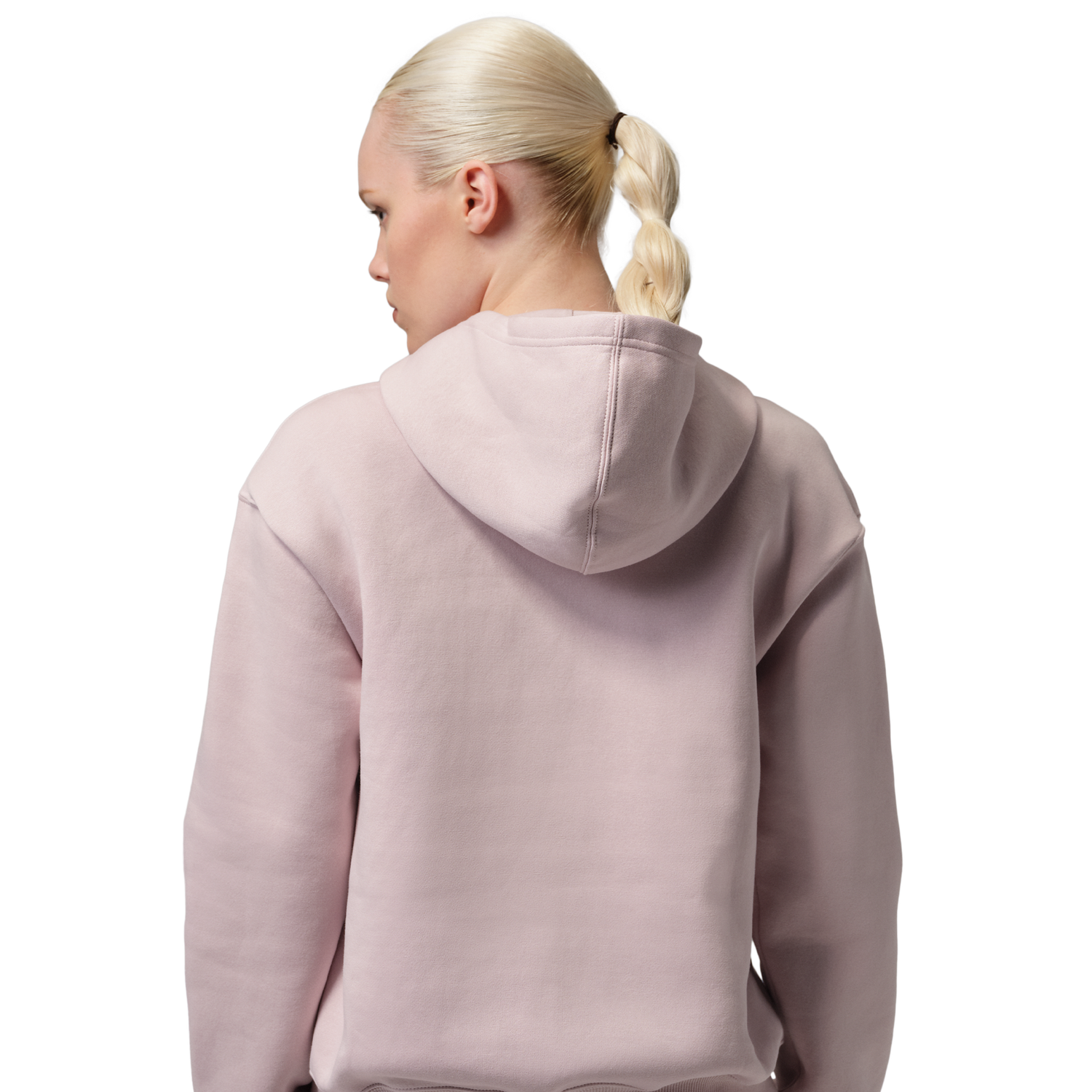Jordan Brooklyn Fleece Pullover 24 - Women's - White/Particle Rose