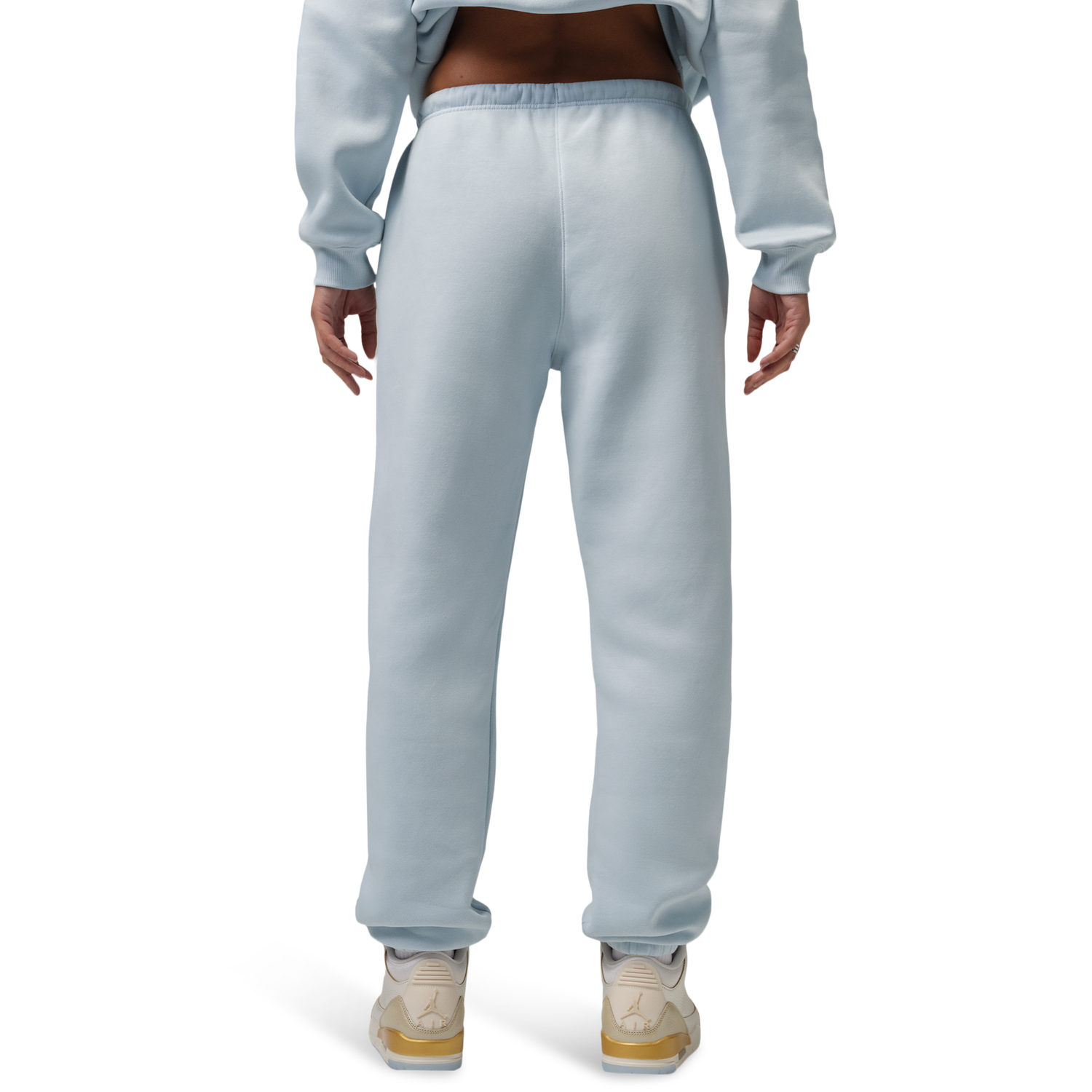 Jordan Brooklyn Fleece Pants - Women's - Aura/White
