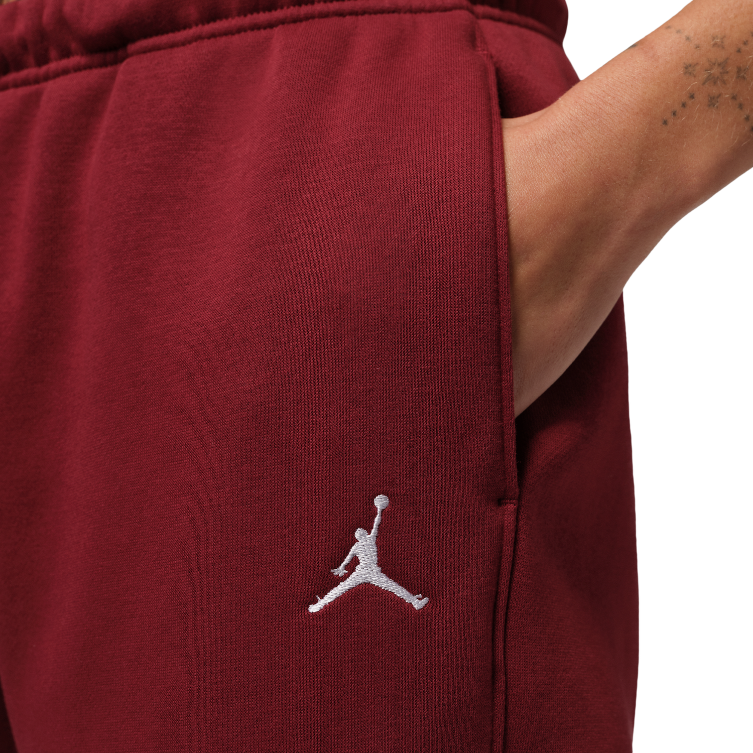 Jordan Brooklyn Fleece Pants - Women's - Team Red/White