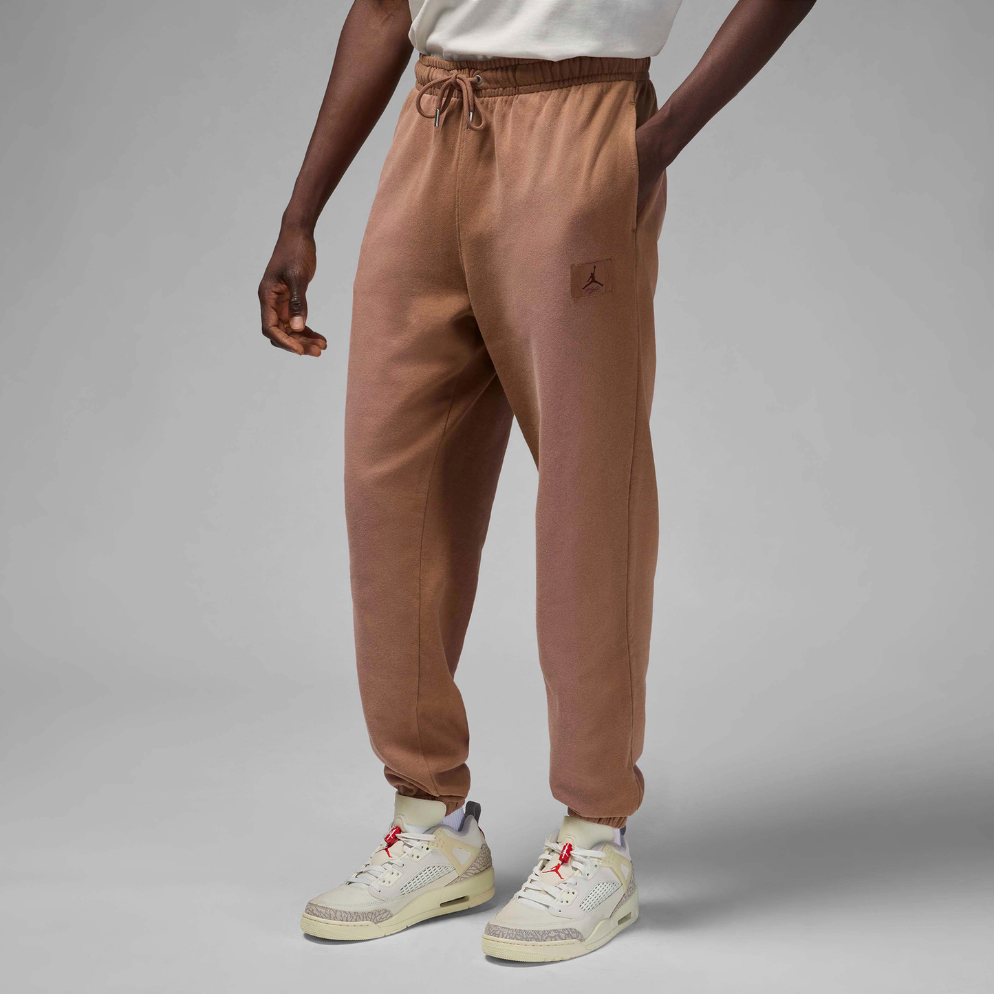 Jordan Flight Wash Fleece Pants - Men's - Archaeo Brown