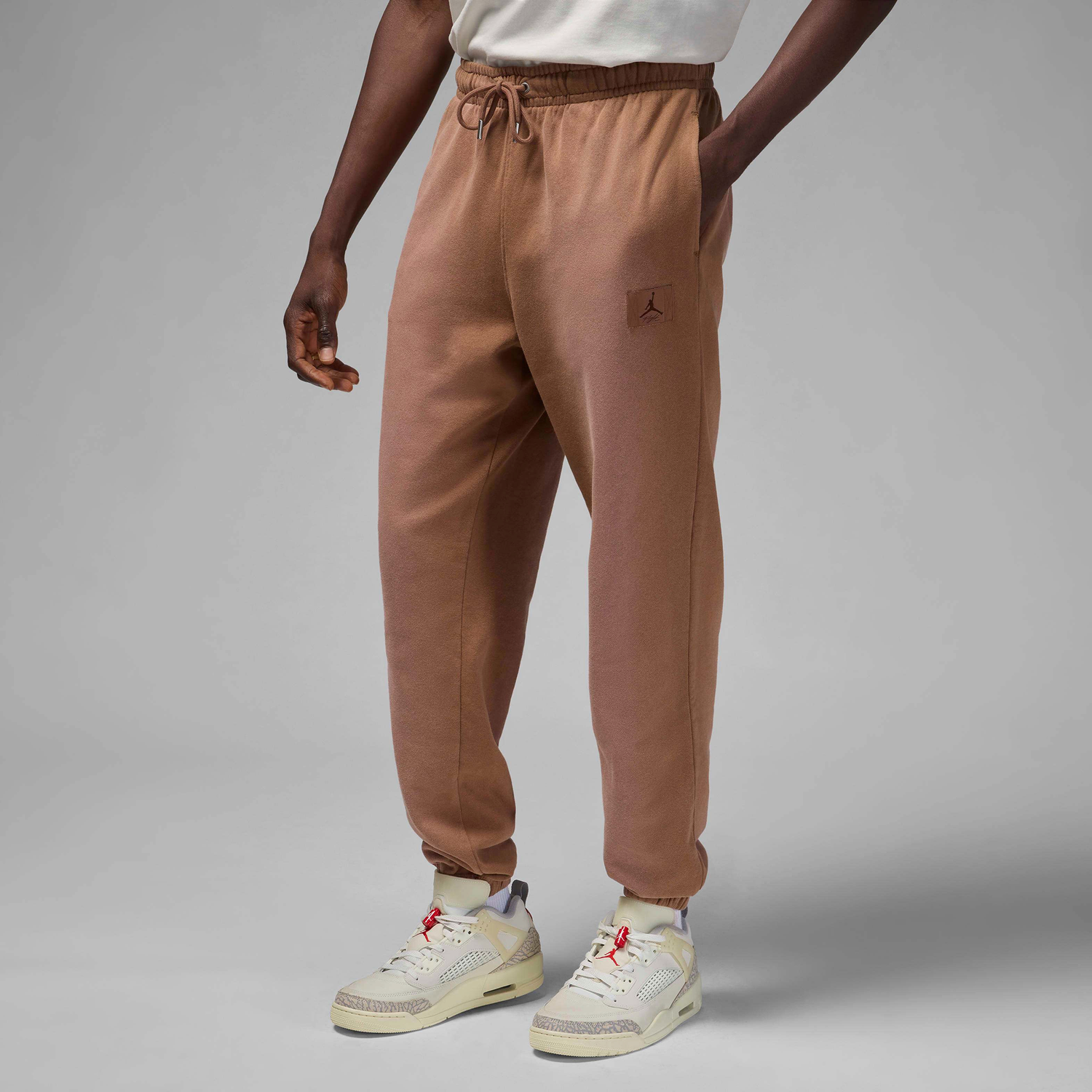 Jordan Flight Wash Fleece Pants - Men's - Archaeo Brown