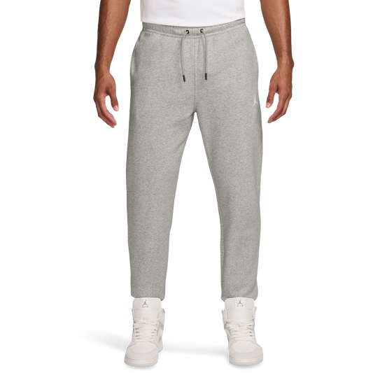 Jordan Brooklyn Fleece Pants - Men's - Heather Grey/White