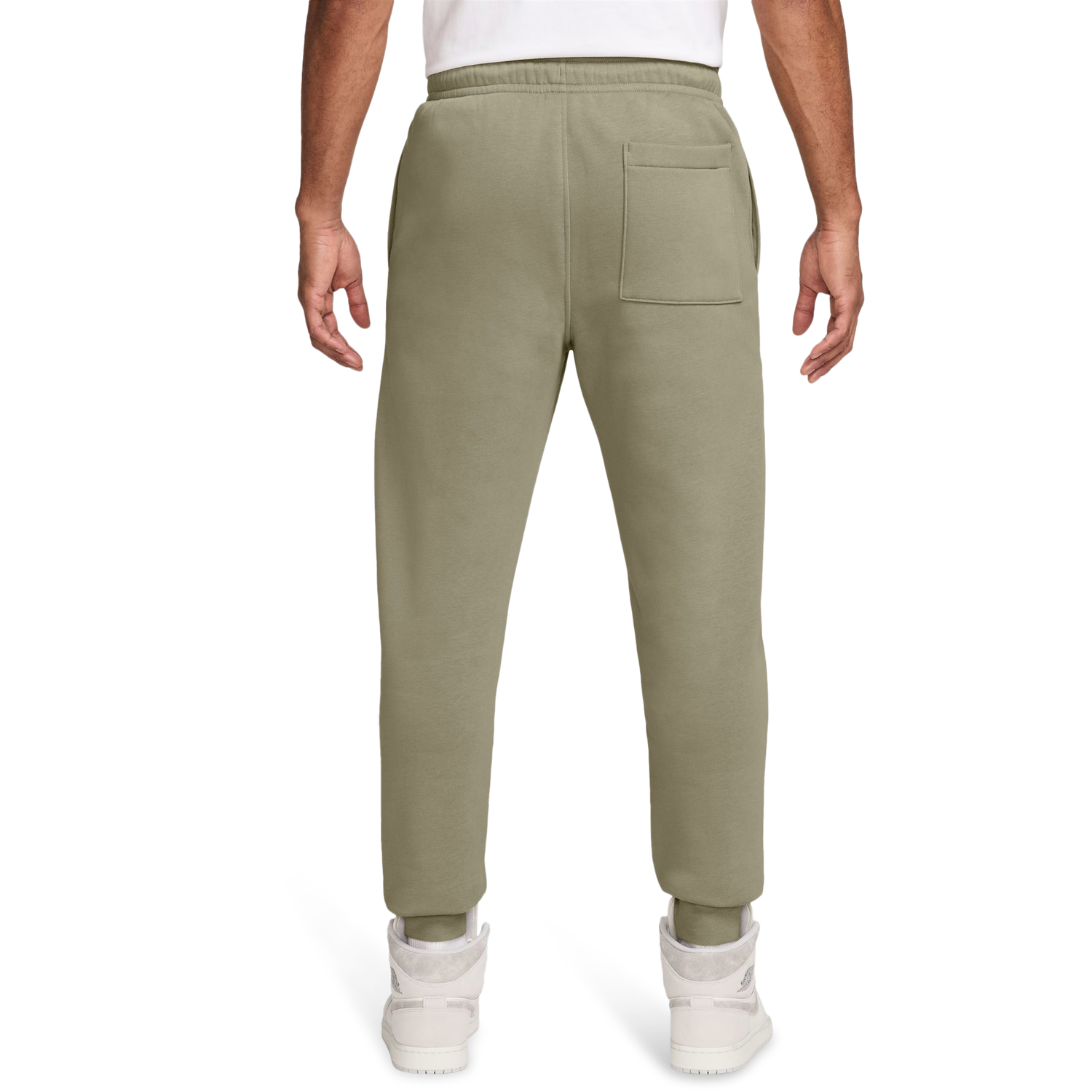 Jordan Brooklyn Fleece Pants - Men's - White/Medium Khaki