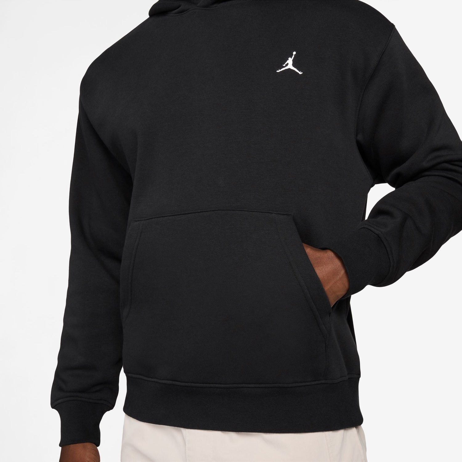 Jordan Brooklyn Fleece Pullover - Men's - Black/White