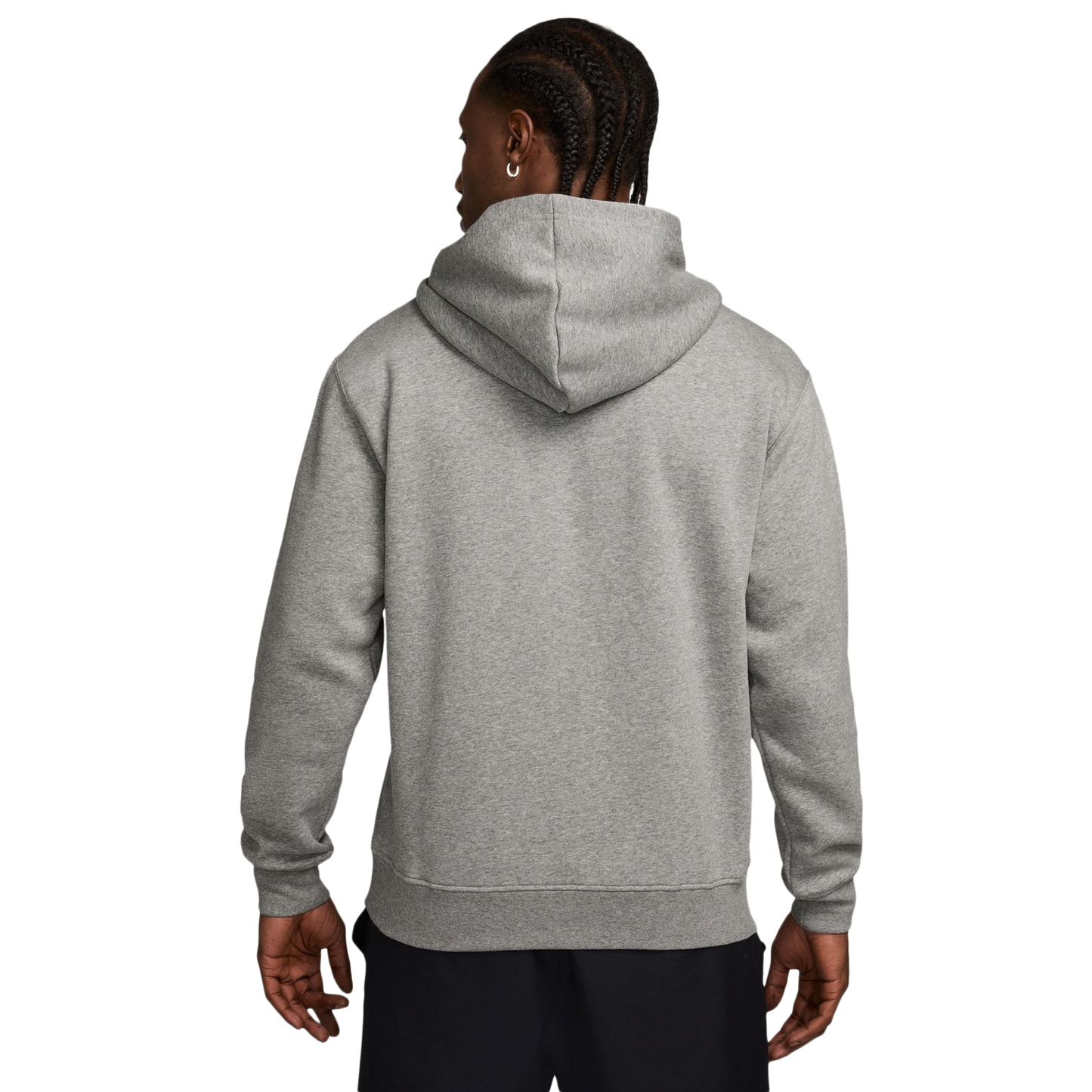 Jordan Brooklyn Fleece Pullover - Men's - Grey Heather/White