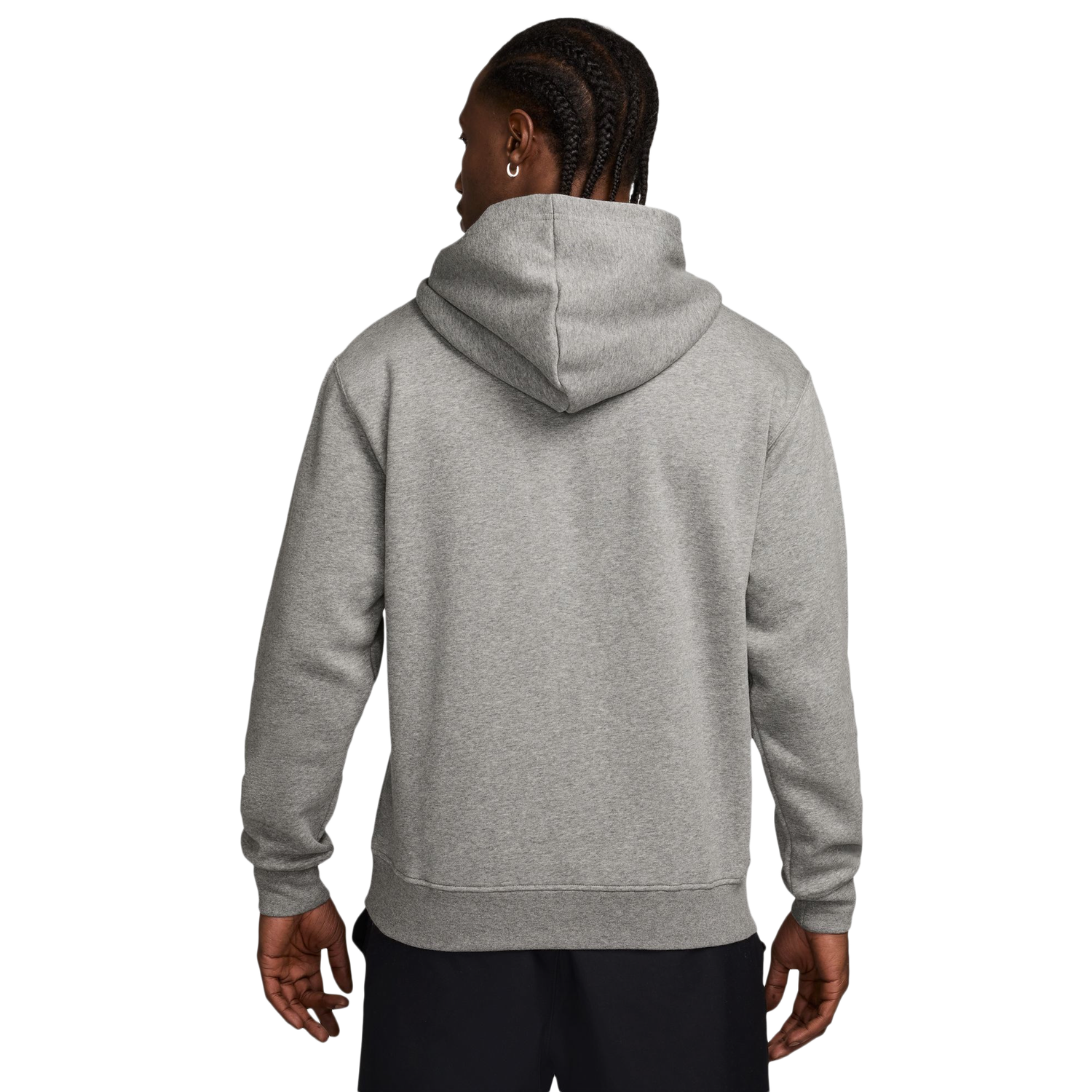Jordan Brooklyn Fleece Pullover - Men's - Grey Heather/White