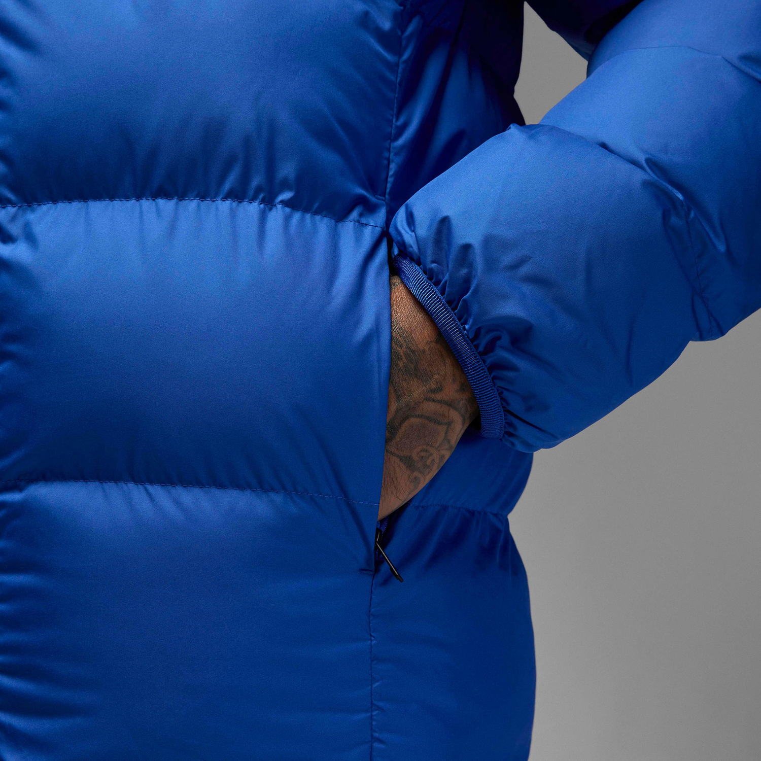 Jordan Brooklyn Puffer Jacket - Men's - Blue/Black