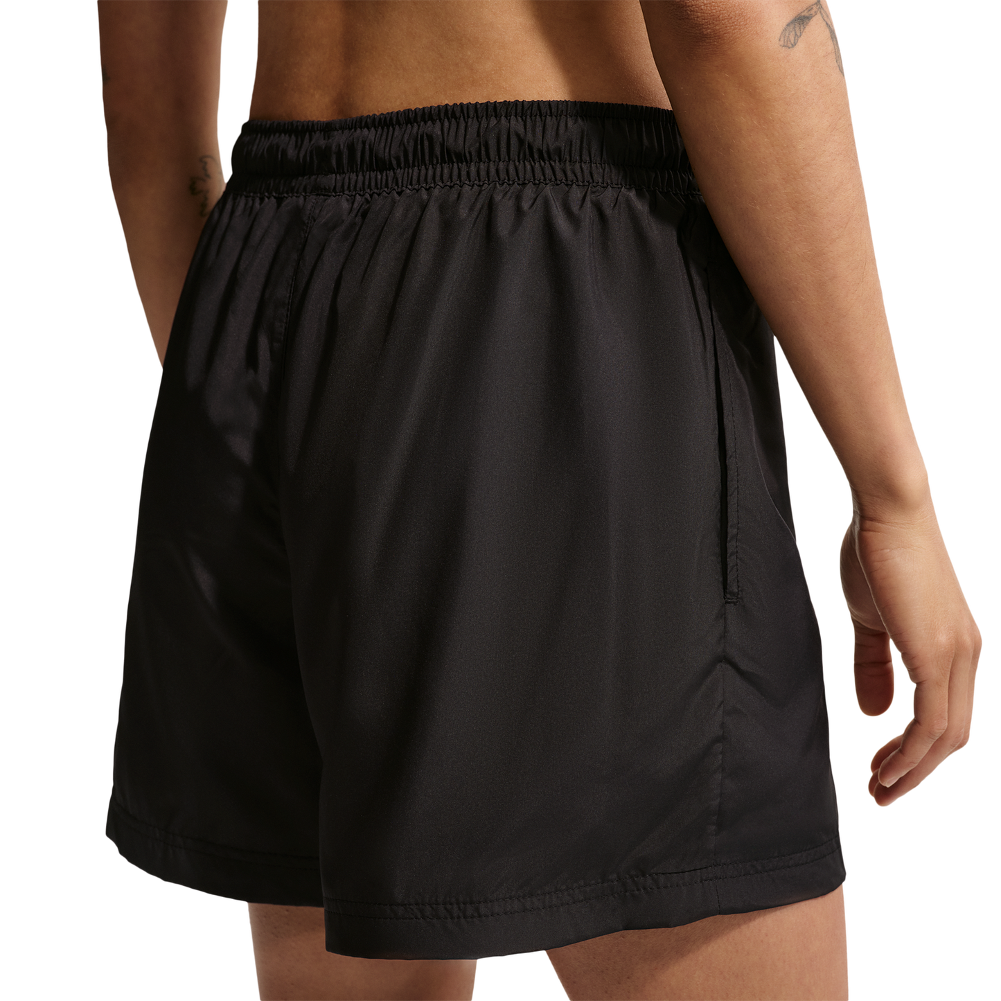Nike NSW Mid Rise Essential Woven Short - Women's - Black/Black