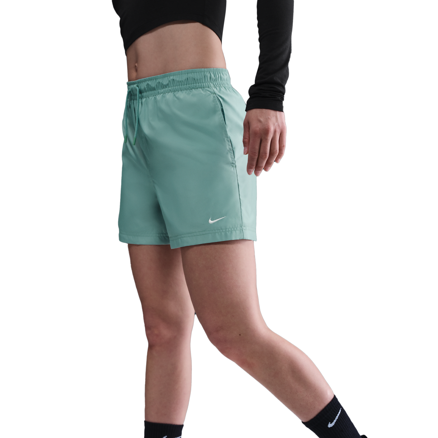 Nike NSW Mid Rise Essential Woven Short - Women's - Cannon/Sail