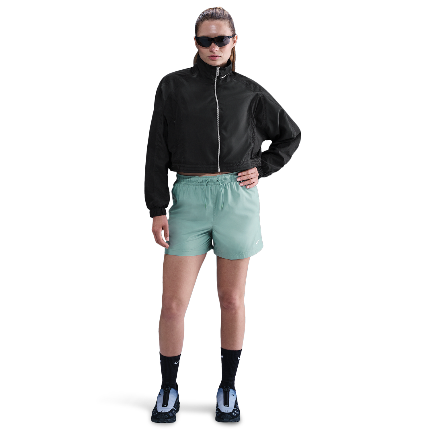Nike NSW Mid Rise Essential Woven Short - Women's - Cannon/Sail
