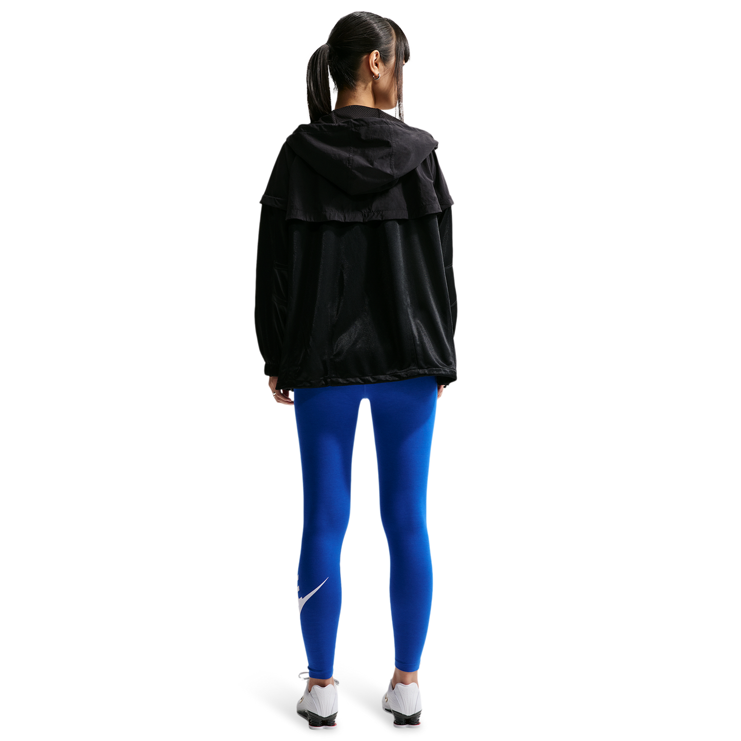 Nike NSW Classic Graphic HR Futura Tights - Women's - Game Royal/White