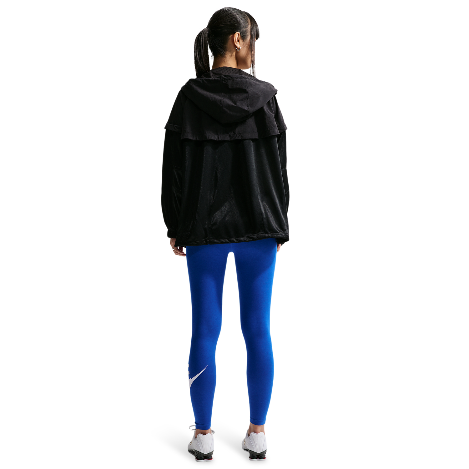Nike NSW Classic Graphic HR Futura Tights - Women's - Game Royal/White
