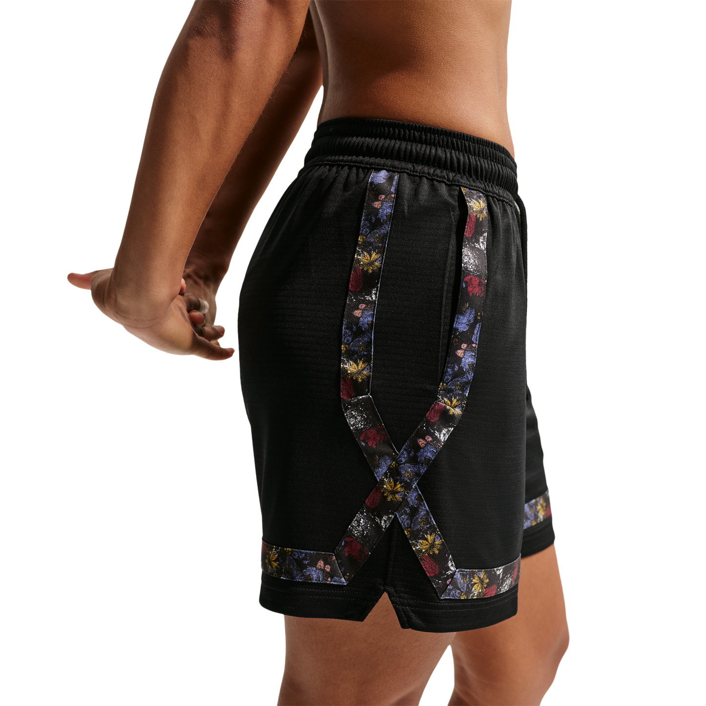 Nike Dri-FIT Crossover Seasonal Shorts - Women's - Black/White