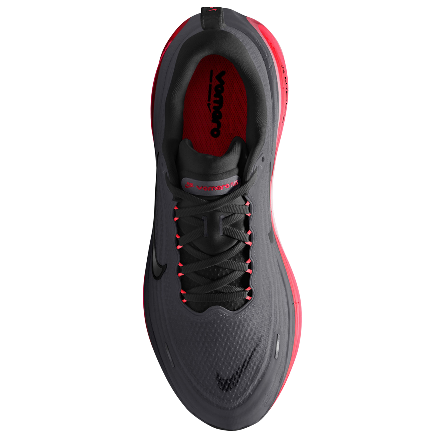 Nike Vomero Plus - Men's - Gray/Red/Black