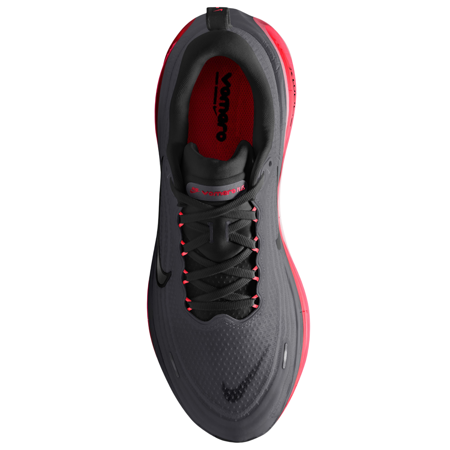 Nike Vomero Plus - Men's - Gray/Red/Black