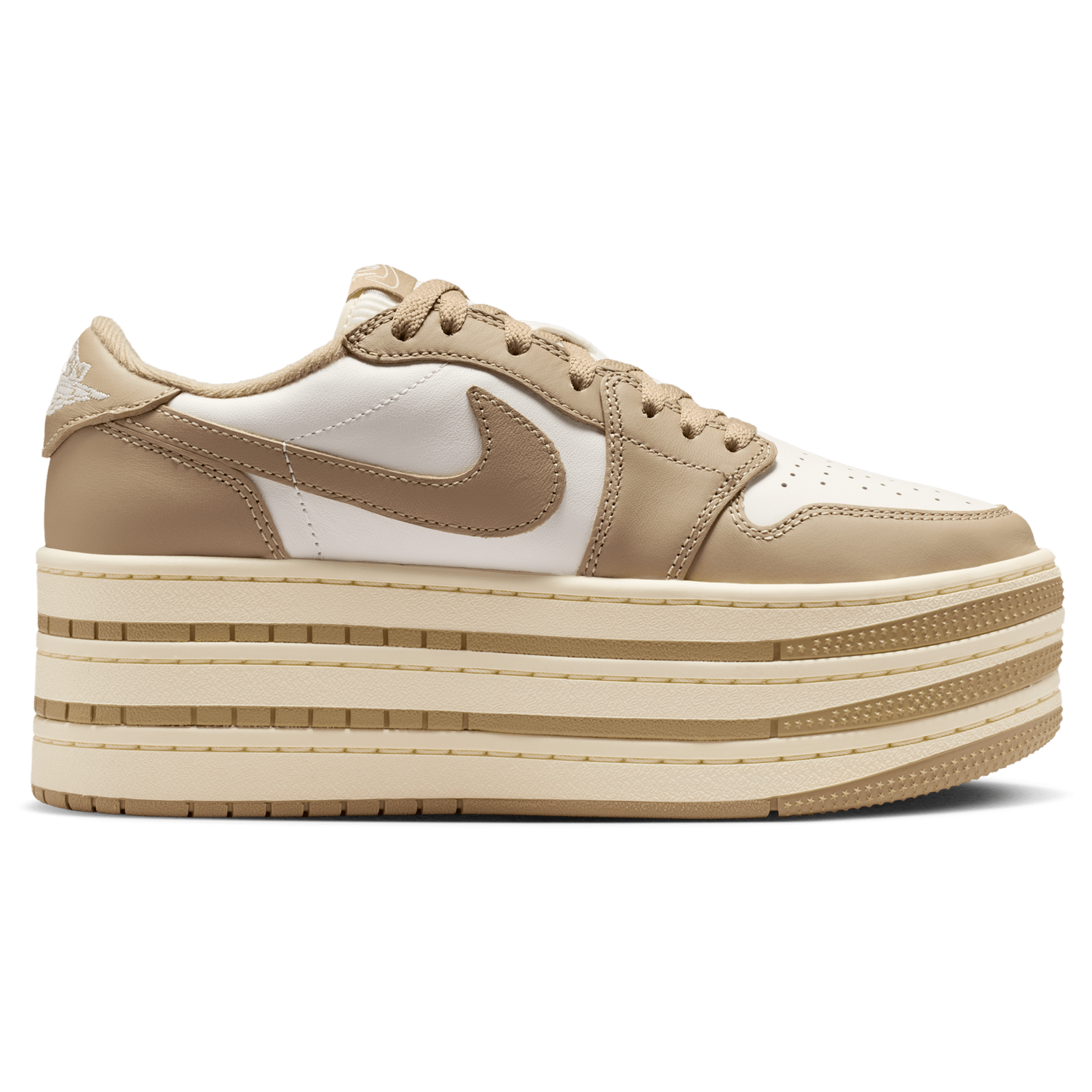 Jordan Air Jordan 1 Triple Stack - Women's - Khaki/Khaki/Sail