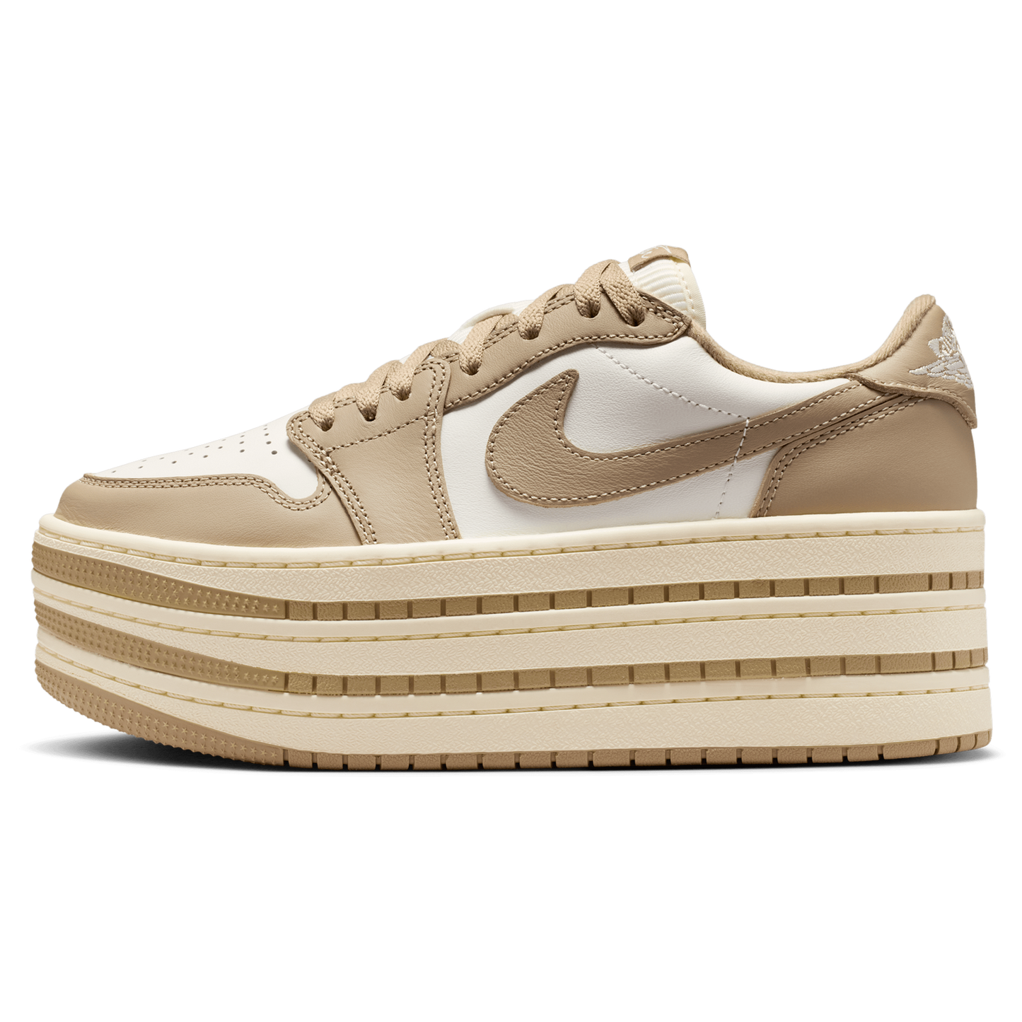 Jordan Air Jordan 1 Triple Stack - Women's - Khaki/Khaki/Sail