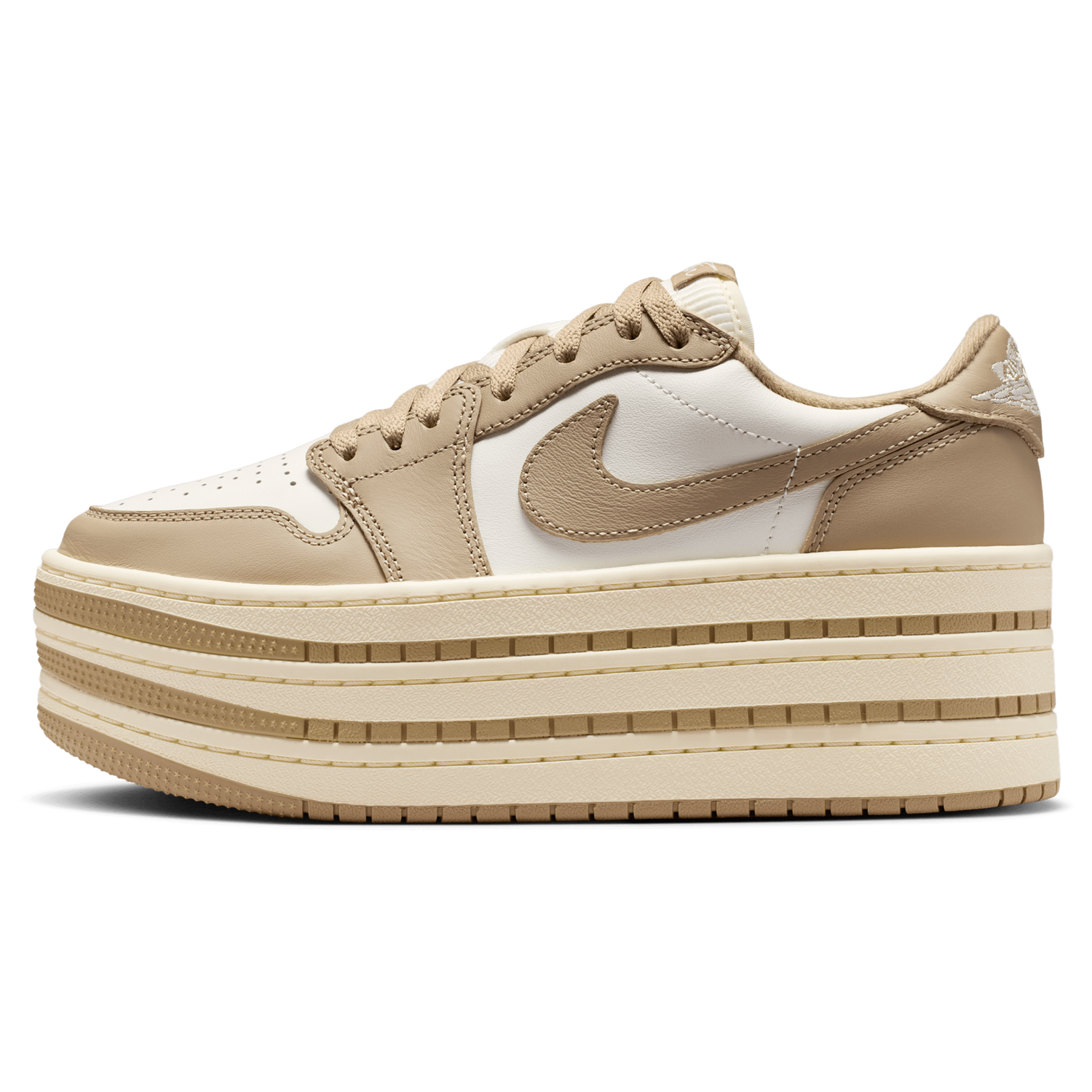 Jordan Air Jordan 1 Triple Stack - Women's - Khaki/Khaki/Sail
