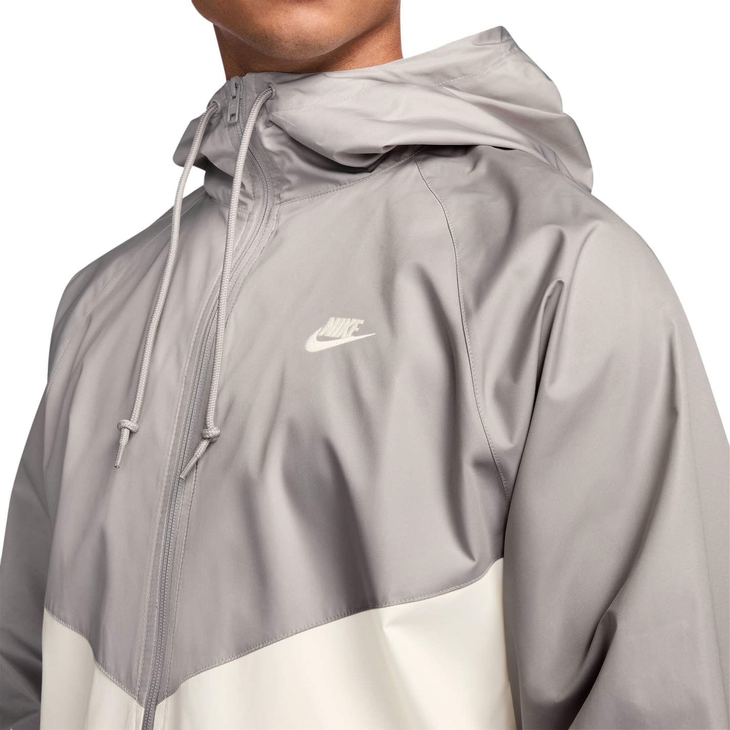 Nike NSW Windrunner Jacket - Men's - Iron Ore/Sail