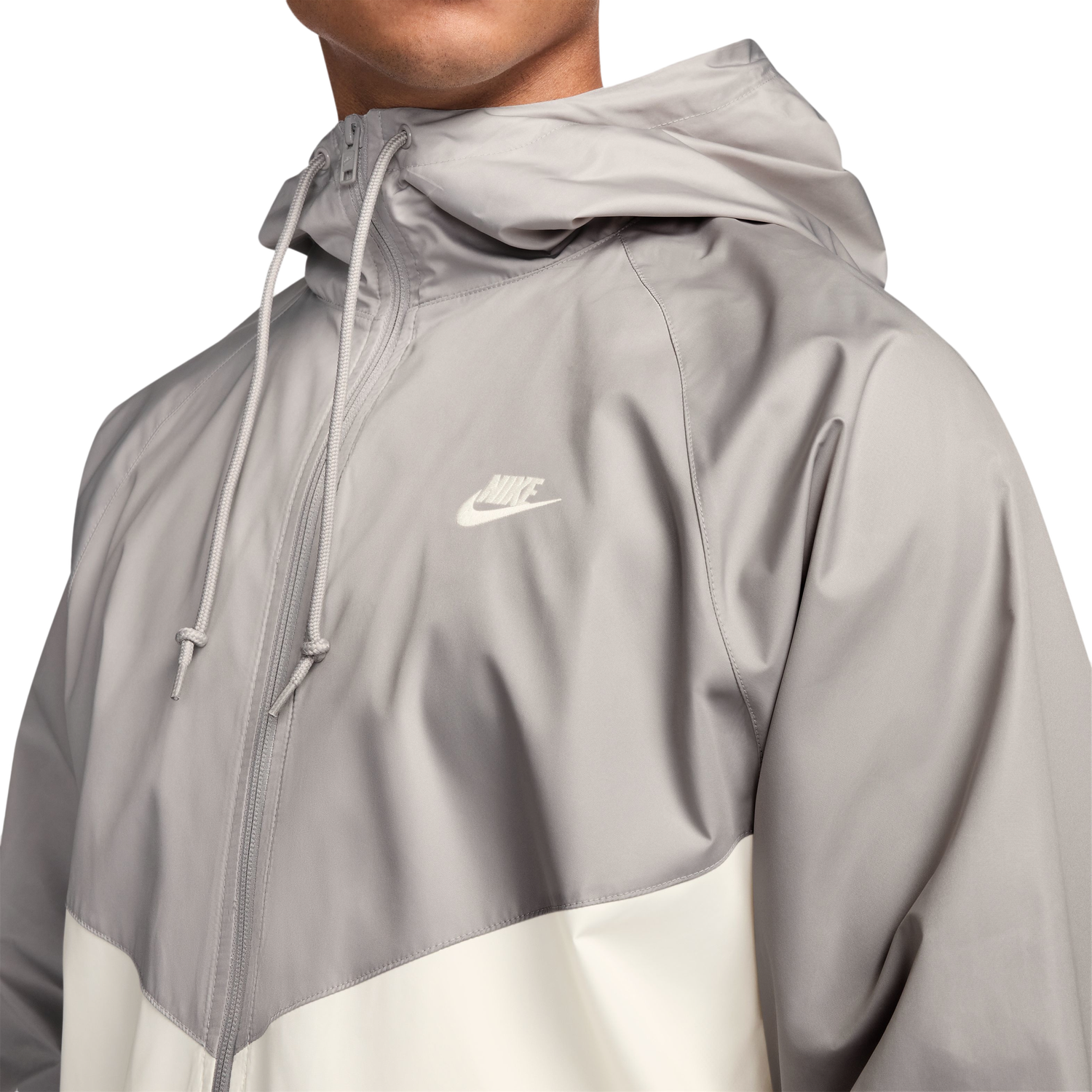 Nike NSW Windrunner Jacket - Men's - Iron Ore/Sail