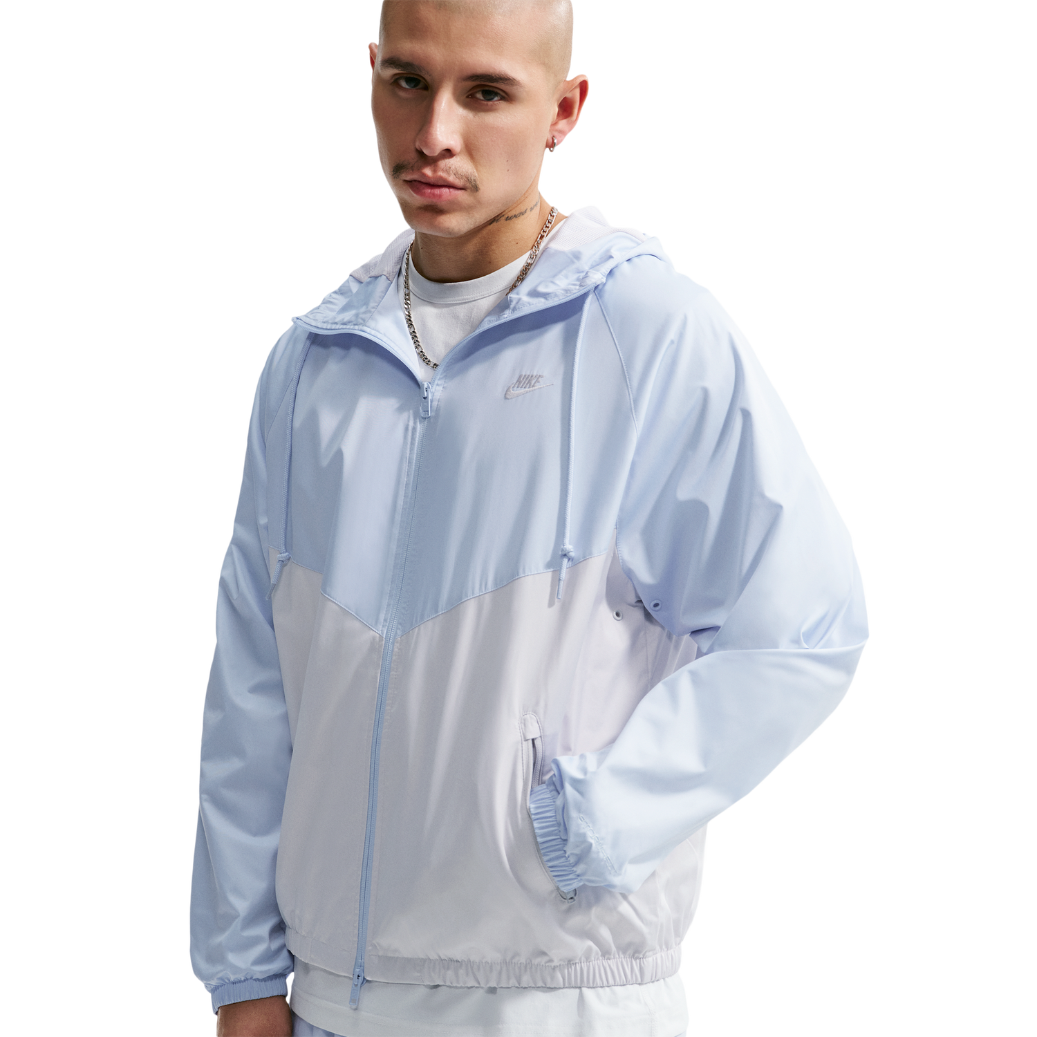 Nike NSW Windrunner Jacket - Men's - Gray/Blue
