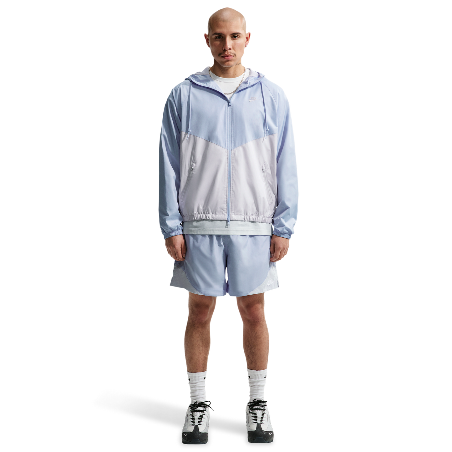 Nike NSW Windrunner Jacket - Men's - Gray/Blue
