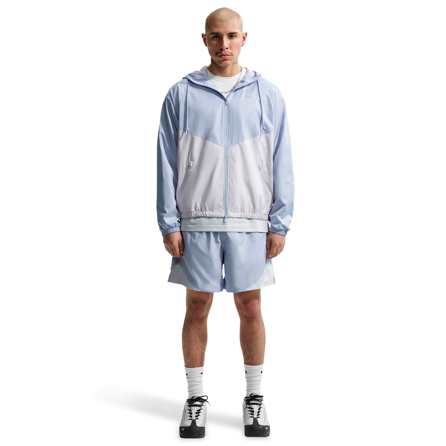 Nike NSW Windrunner Jacket - Men's - Gray/Blue