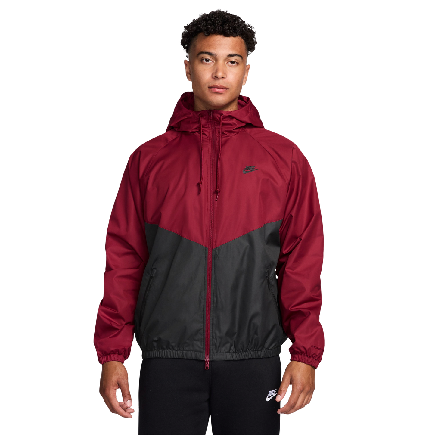 Nike NSW Windrunner Jacket - Men's - Team Crimson/Black