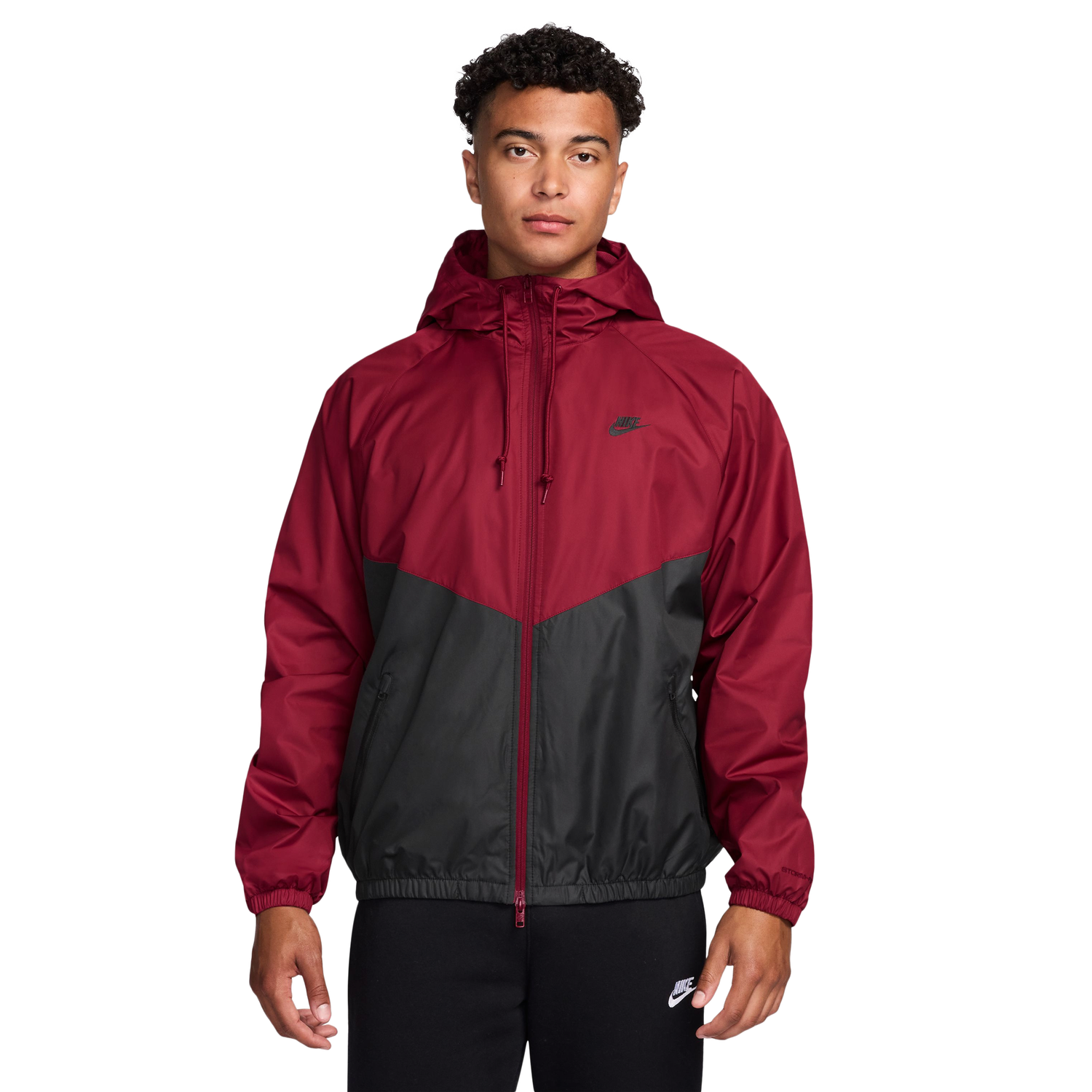Nike NSW Windrunner Jacket - Men's - Team Crimson/Black