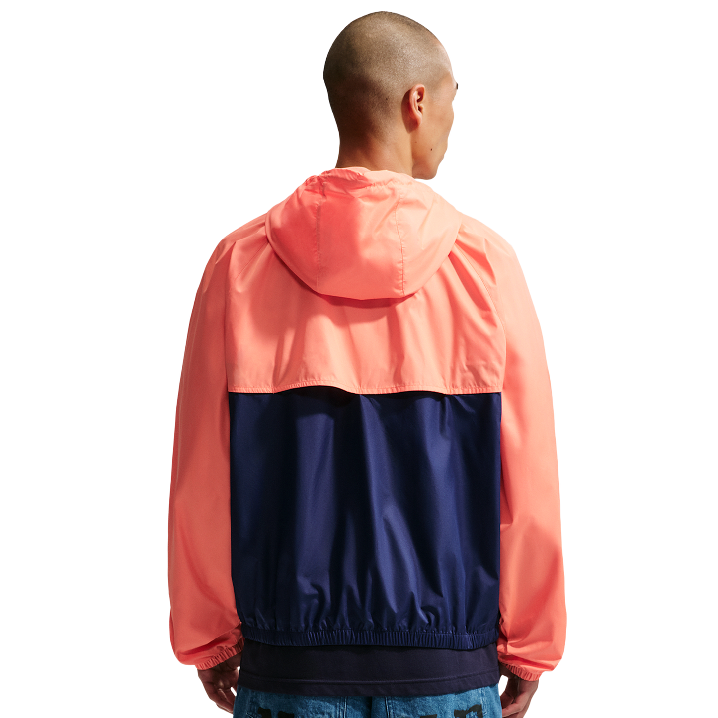 Nike NSW Windrunner Jacket - Men's - Orange Frost/Midnight Navy/Midnight Navy