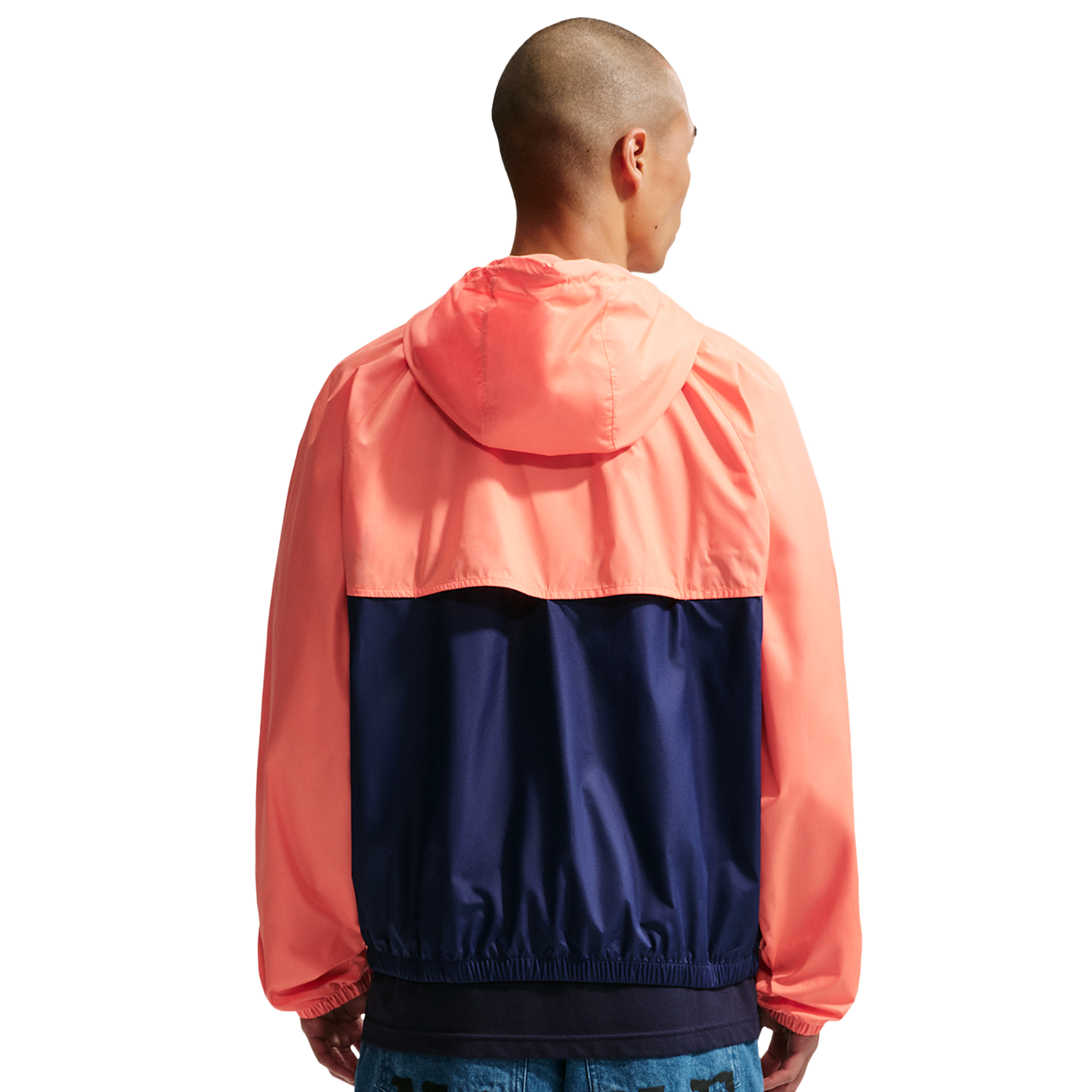 Nike NSW Windrunner Jacket - Men's - Orange Frost/Midnight Navy/Midnight Navy