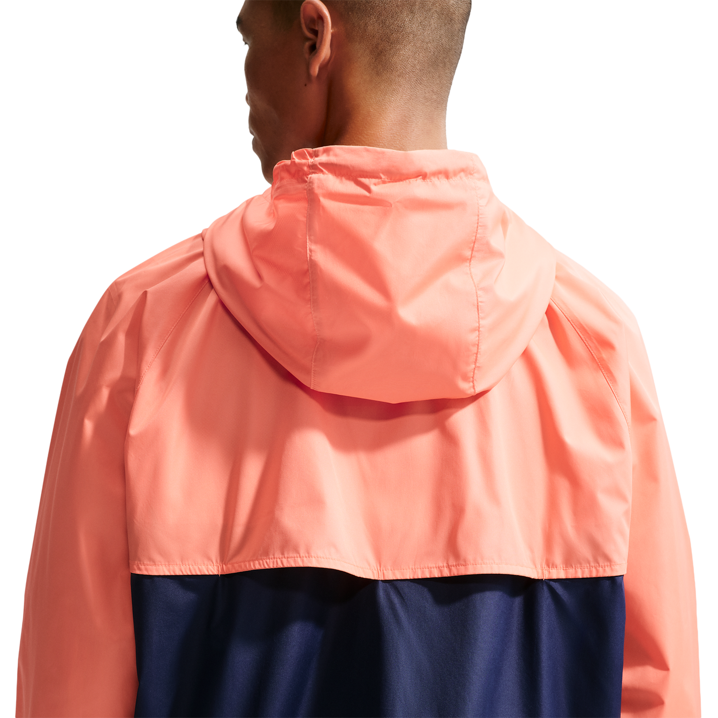 Nike NSW Windrunner Jacket - Men's - Orange Frost/Midnight Navy/Midnight Navy