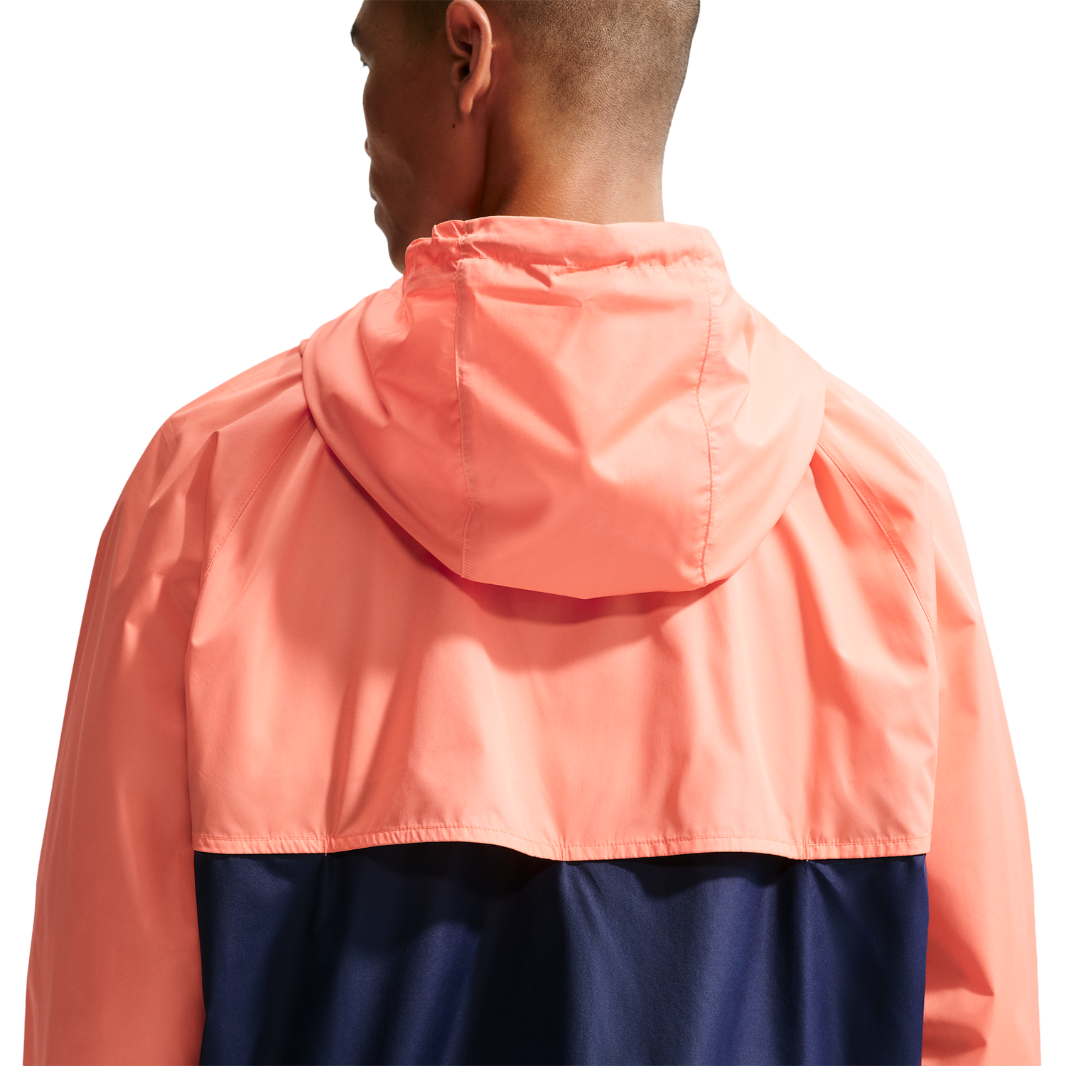Nike NSW Windrunner Jacket - Men's - Orange Frost/Midnight Navy/Midnight Navy