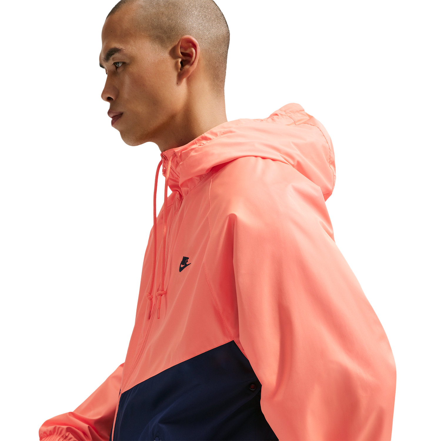 Nike NSW Windrunner Jacket - Men's - Orange Frost/Midnight Navy/Midnight Navy