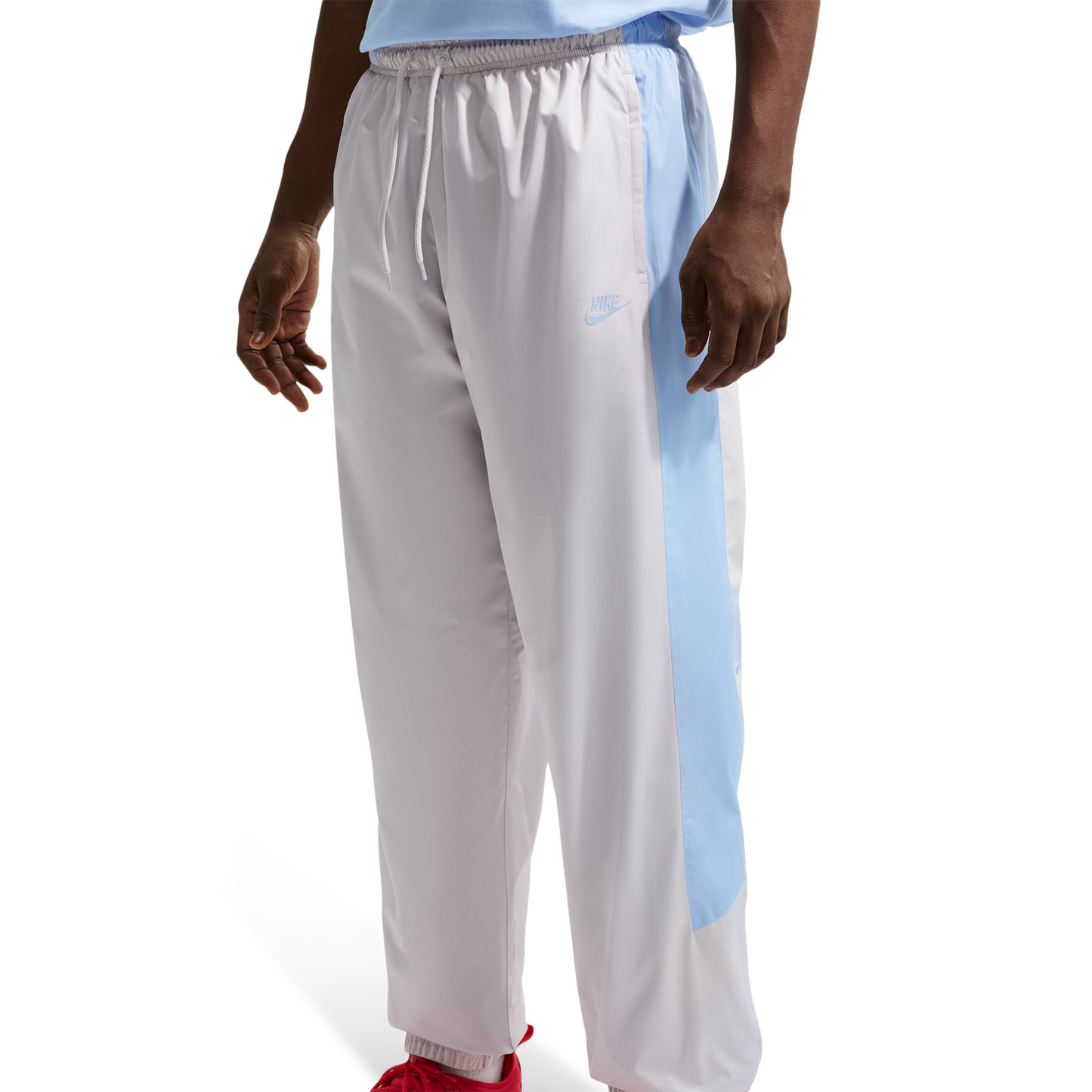 Nike NSW Windrunner Pants - Men's - Vast Grey/Hydrogen Blue/Hydrogen Blue