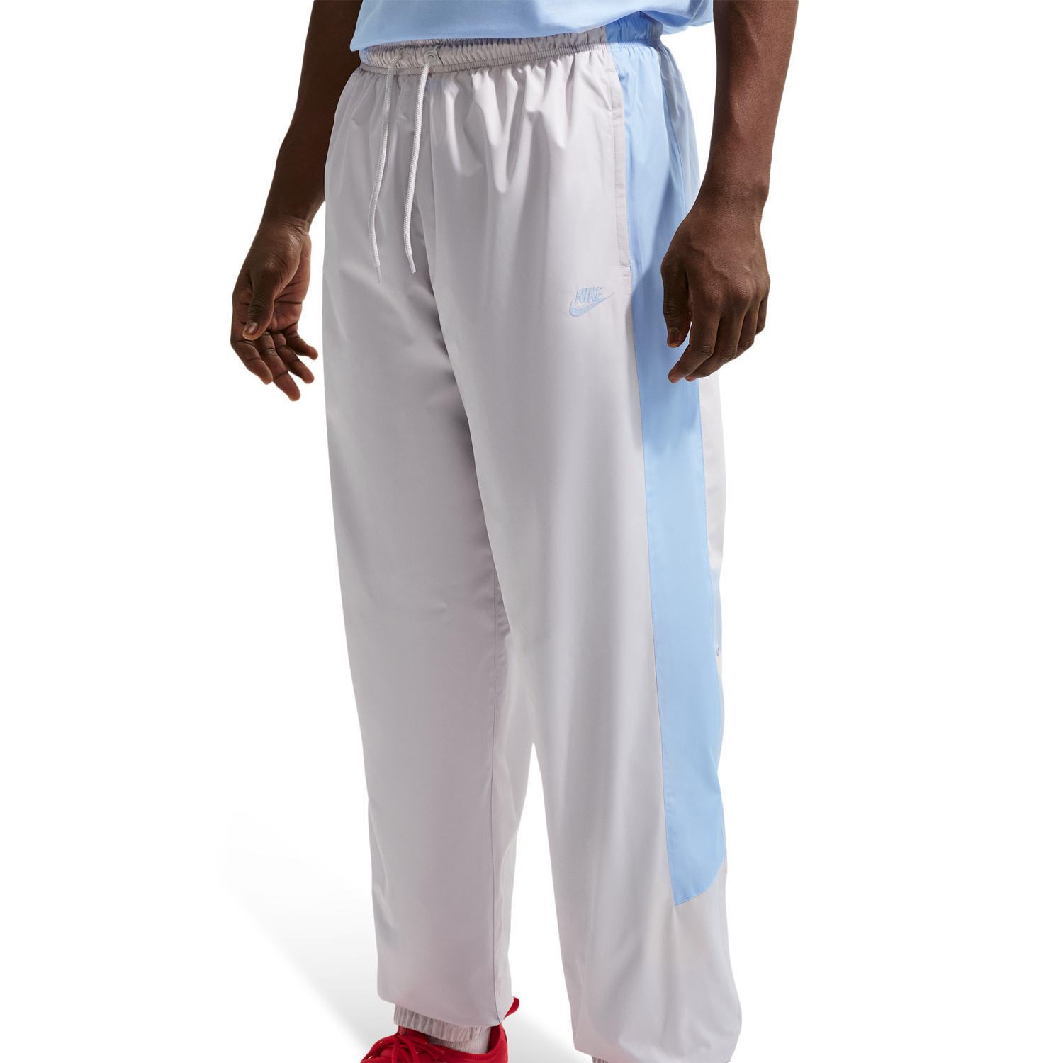 Nike NSW Windrunner Pants - Men's - Vast Grey/Hydrogen Blue/Hydrogen Blue