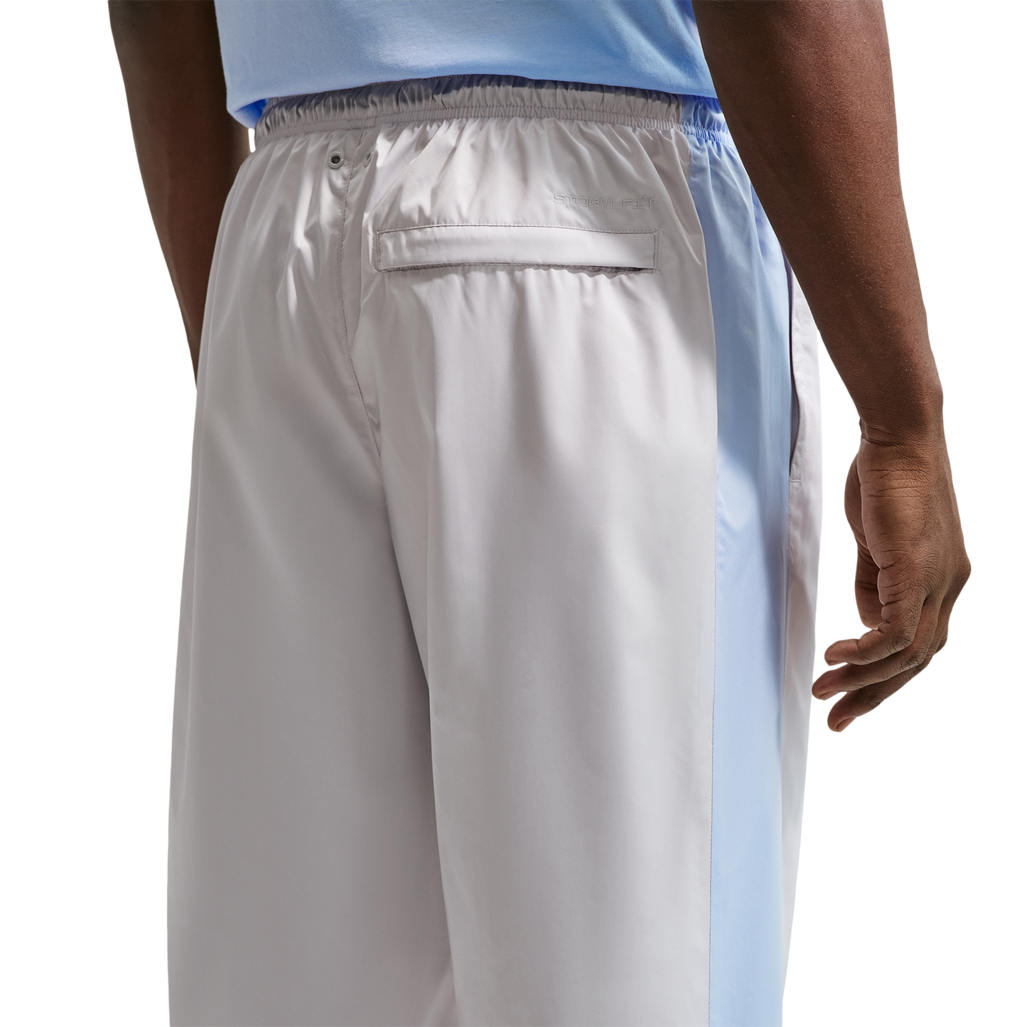 Nike NSW Windrunner Pants - Men's - Vast Grey/Hydrogen Blue/Hydrogen Blue