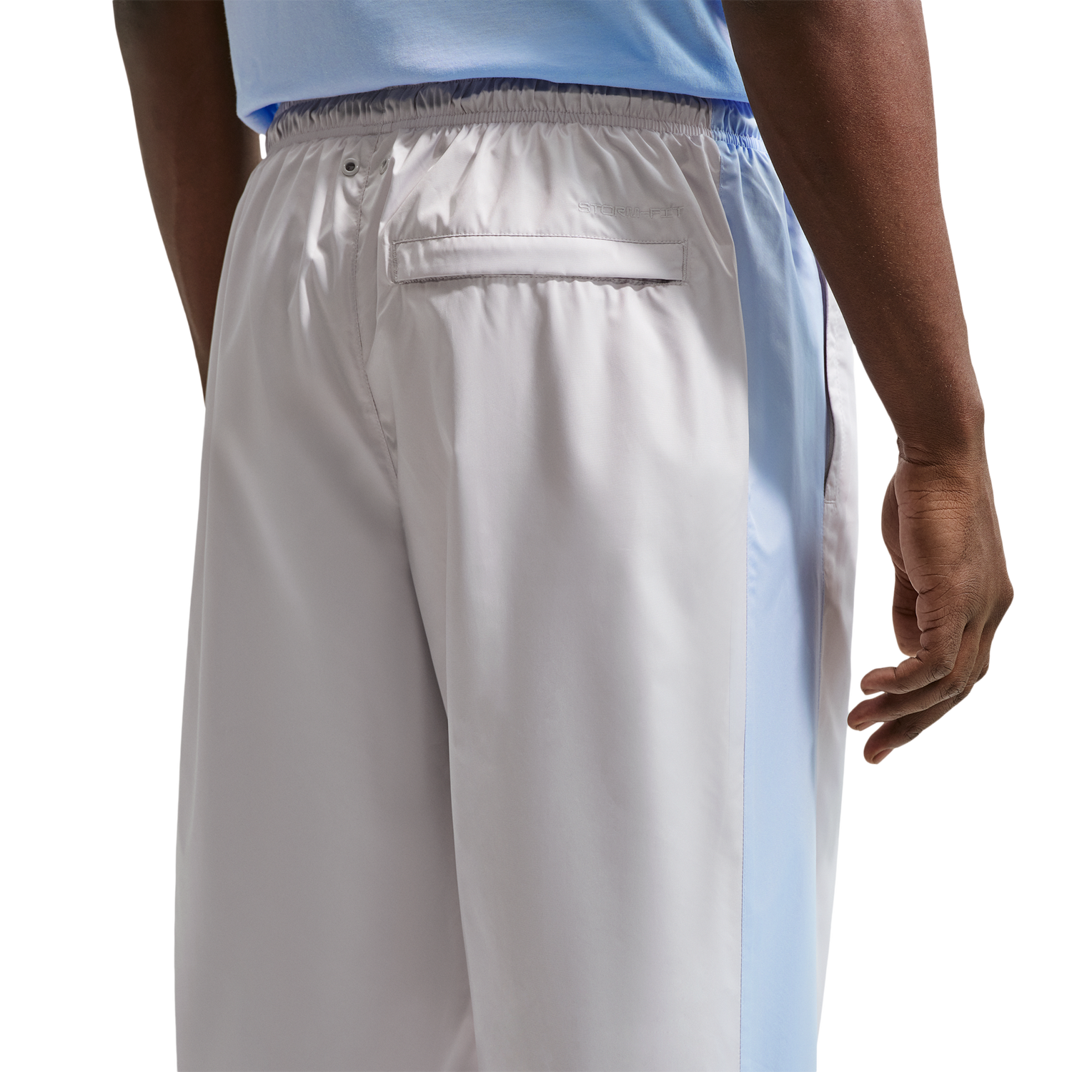 Nike NSW Windrunner Pants - Men's - Vast Grey/Hydrogen Blue/Hydrogen Blue
